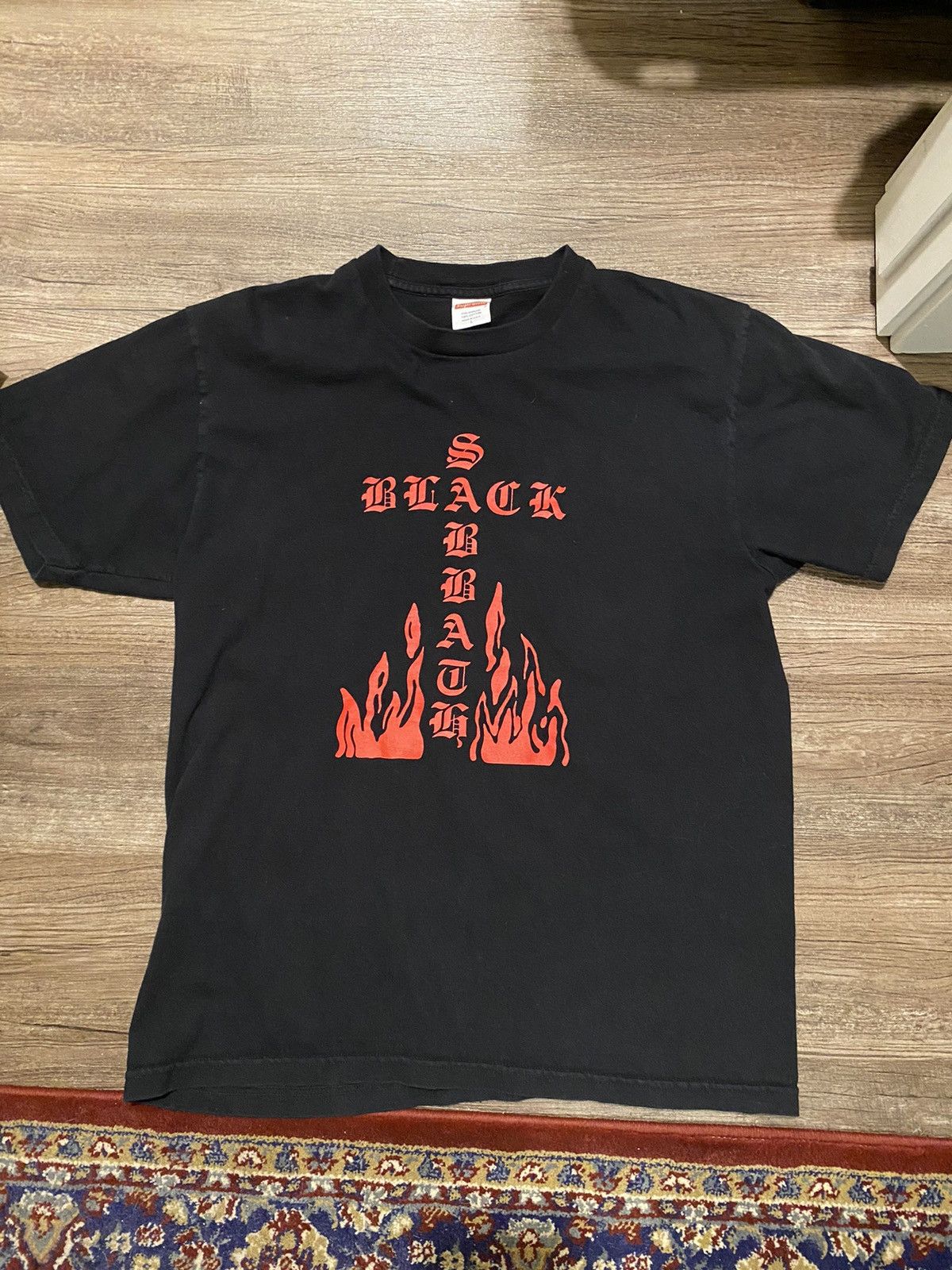 Supreme black sabbath tee hotsell