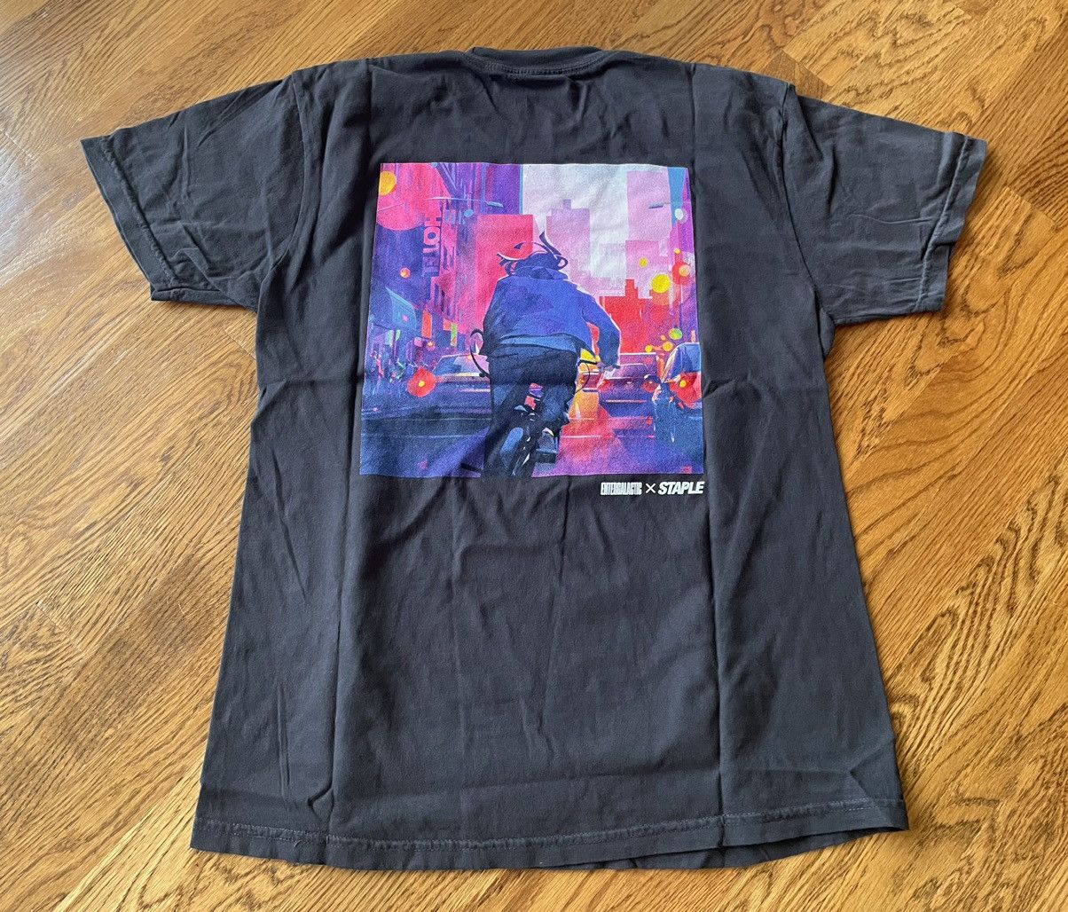 Kid Cudi Medium Entergalactic Bike Chase Tee Black Moon Man KSG Shirt Size US M / EU 48-50 / 2 - 2 Thumbnail