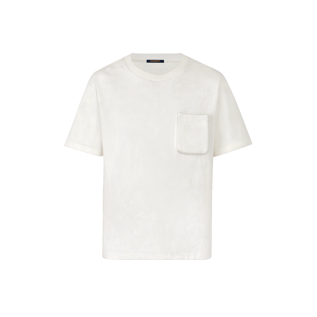 Louis Vuitton Signature 3D Pocket Monogram Short Sleeve Tee Shirt