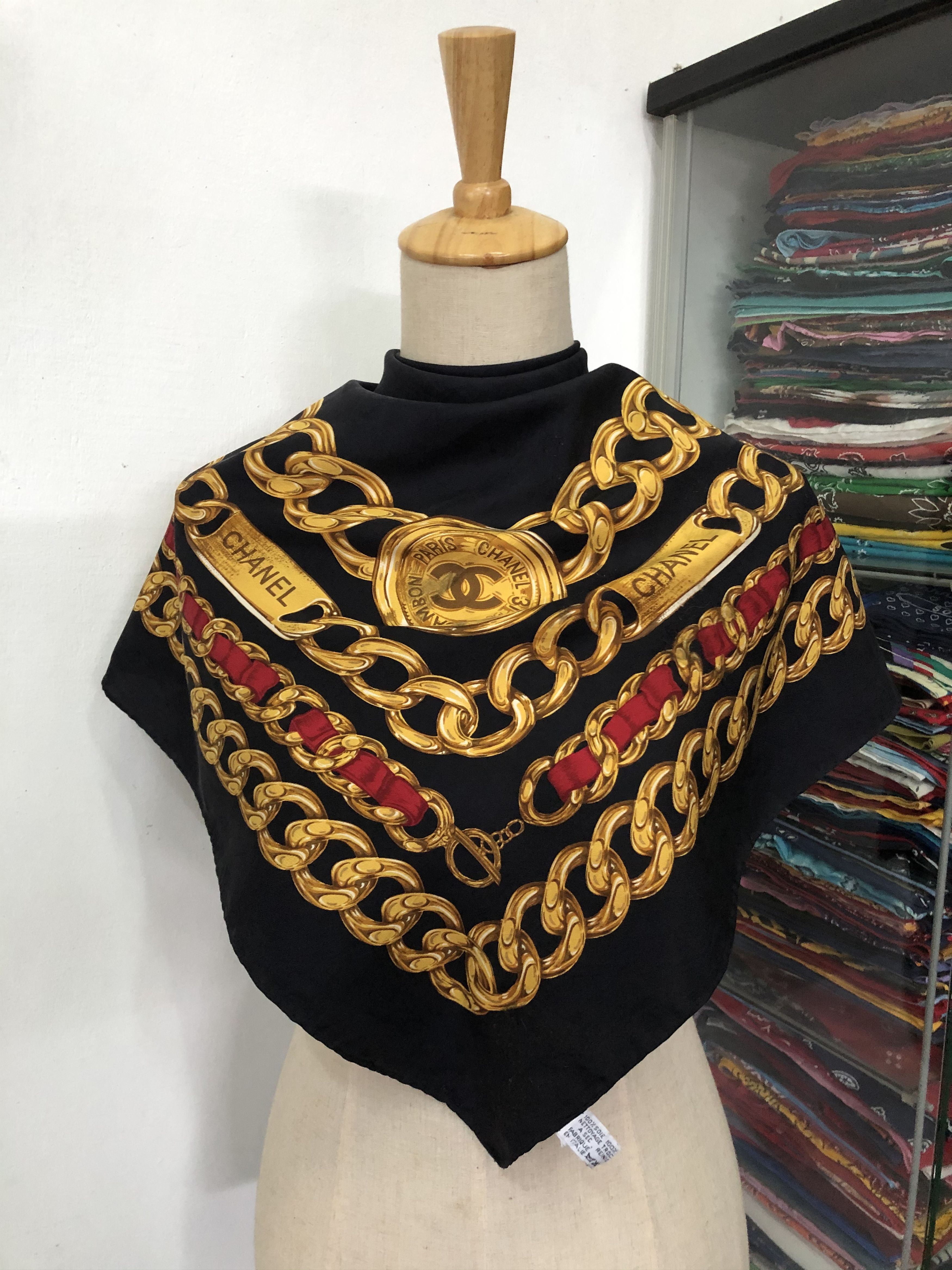 Vintage Vintage Chanel Silk Scarf | Grailed