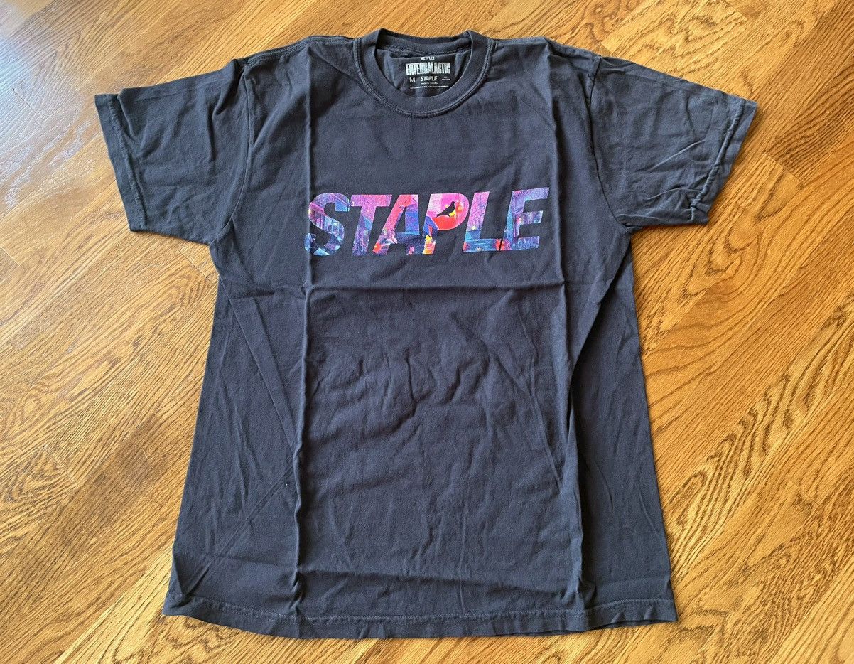 Kid Cudi × Staple Medium Entergalactic Bike Chase Tee Black Pigeon Shirt Size US M / EU 48-50 / 2 - 2 Thumbnail