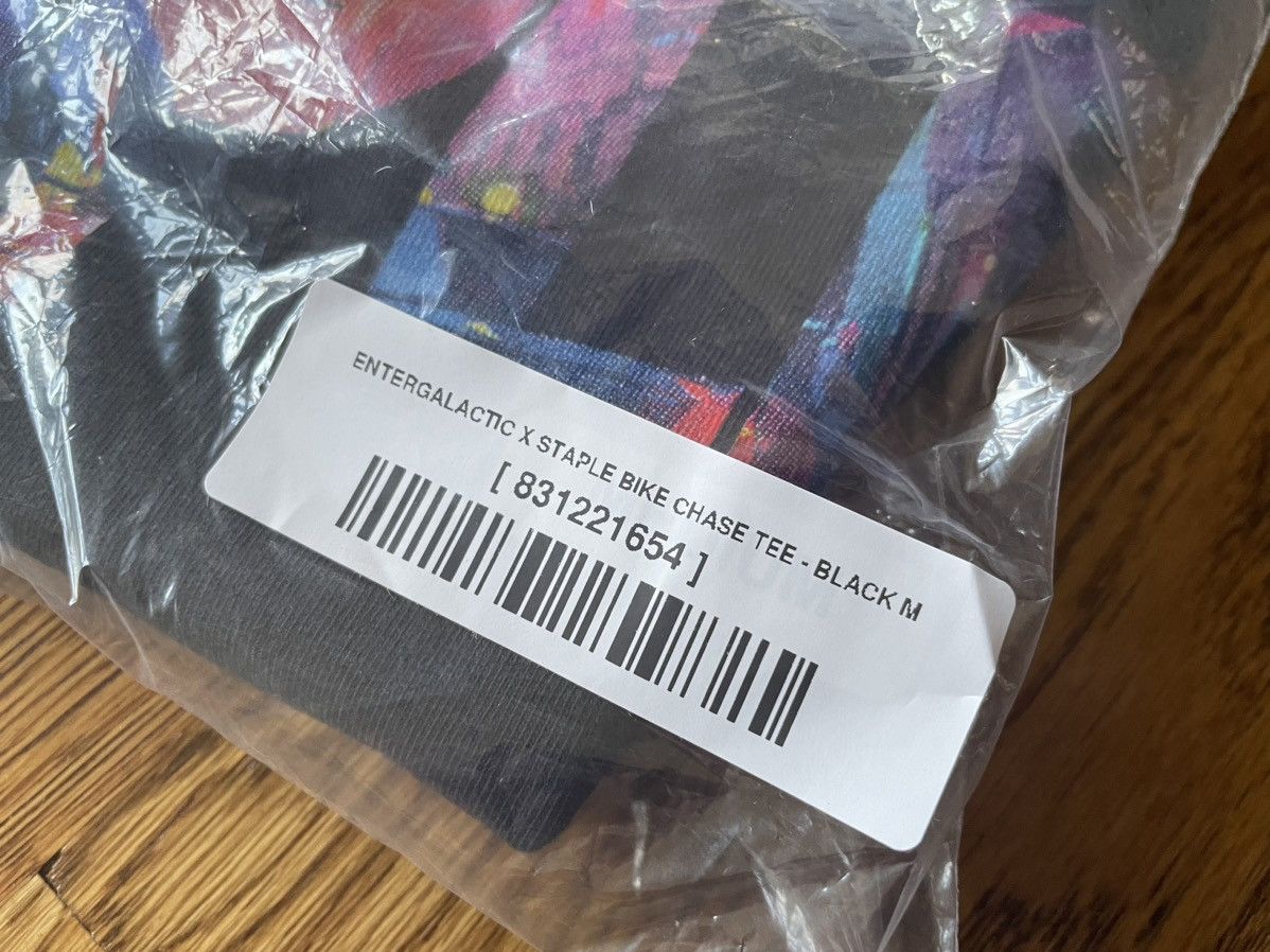 Kid Cudi × Staple Medium Entergalactic Bike Chase Tee Black Pigeon Shirt Size US M / EU 48-50 / 2 - 12 Thumbnail