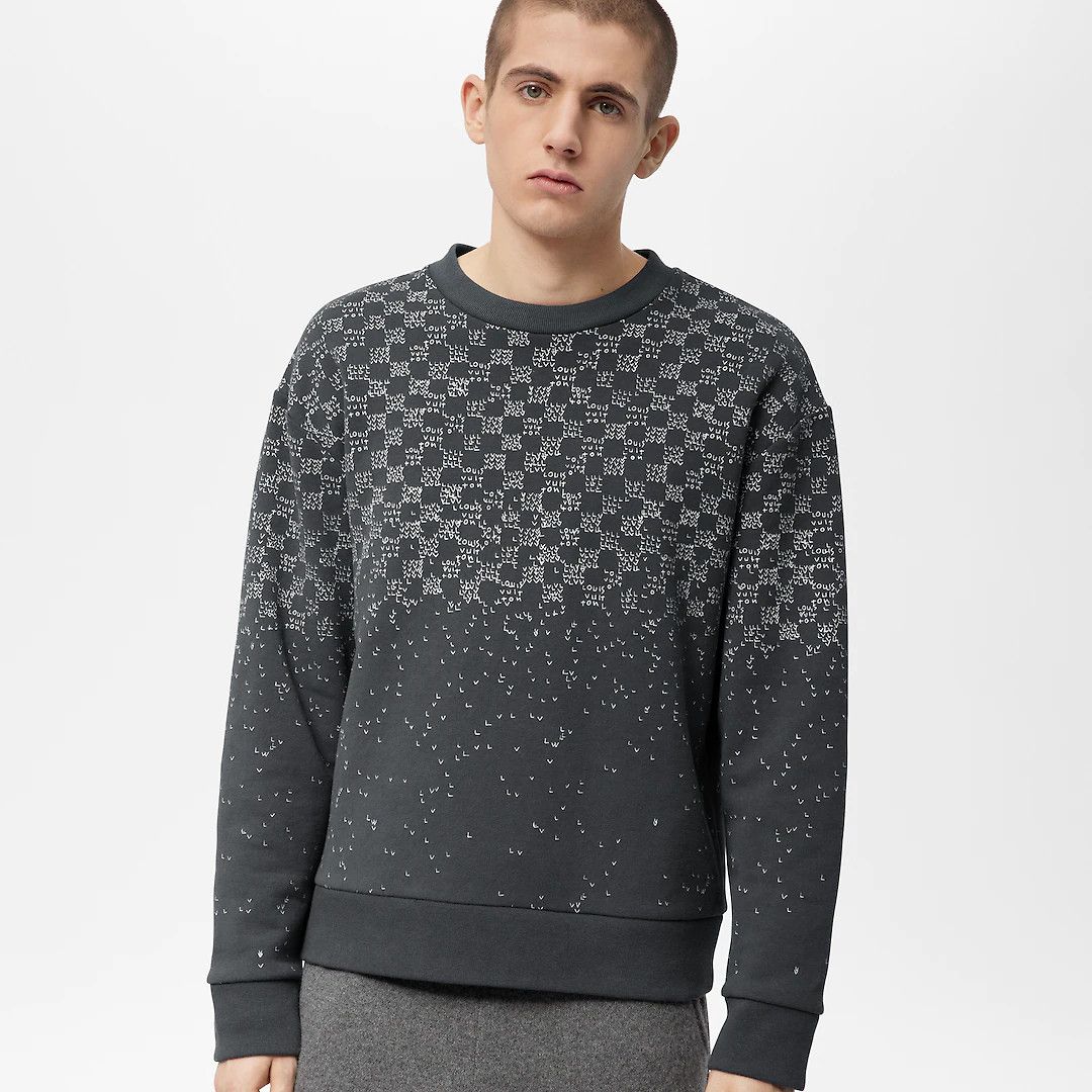 Damier Spread Printed Sweatshirt