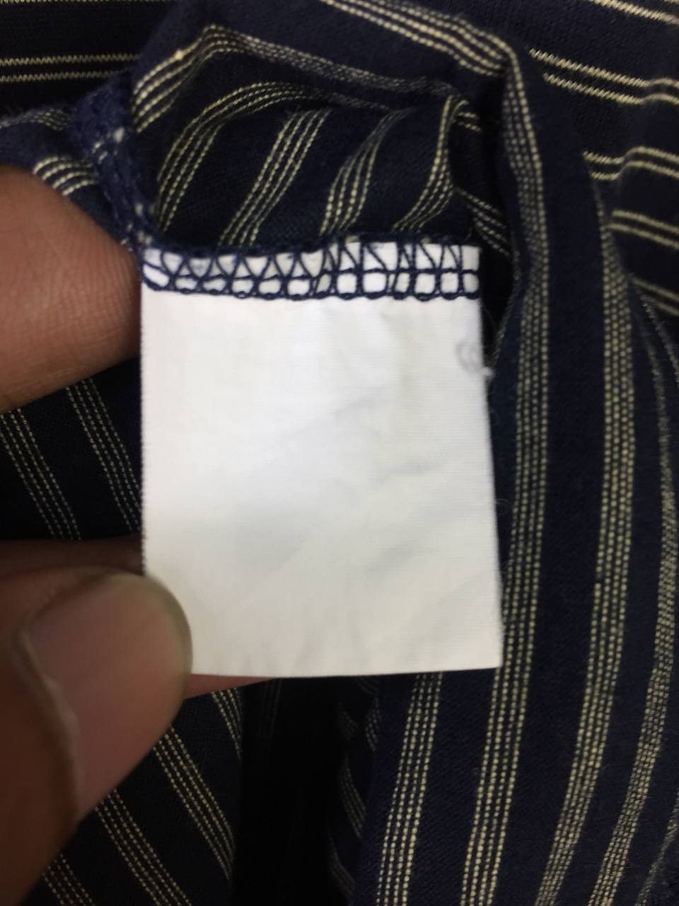 Yves Saint Laurent Vtg YSL Yves Saint Laurent Pour Homme Stripe Tee Size US M / EU 48-50 / 2 - 8 Thumbnail