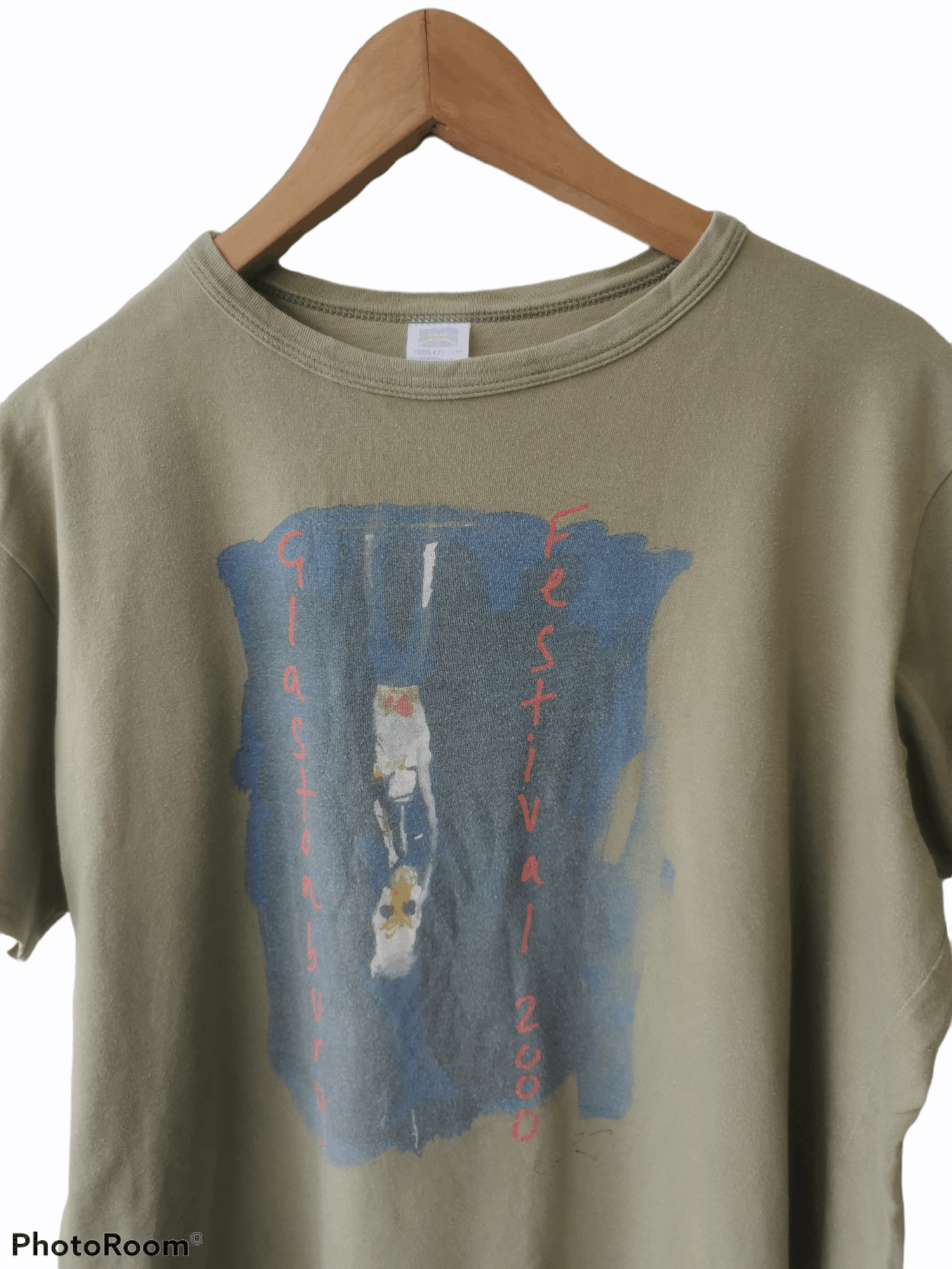 Band Tees × Vintage Vintage 2000 Glastonbury Tour Tee Made in UK Size US XL / EU 56 / 4 - 2 Thumbnail