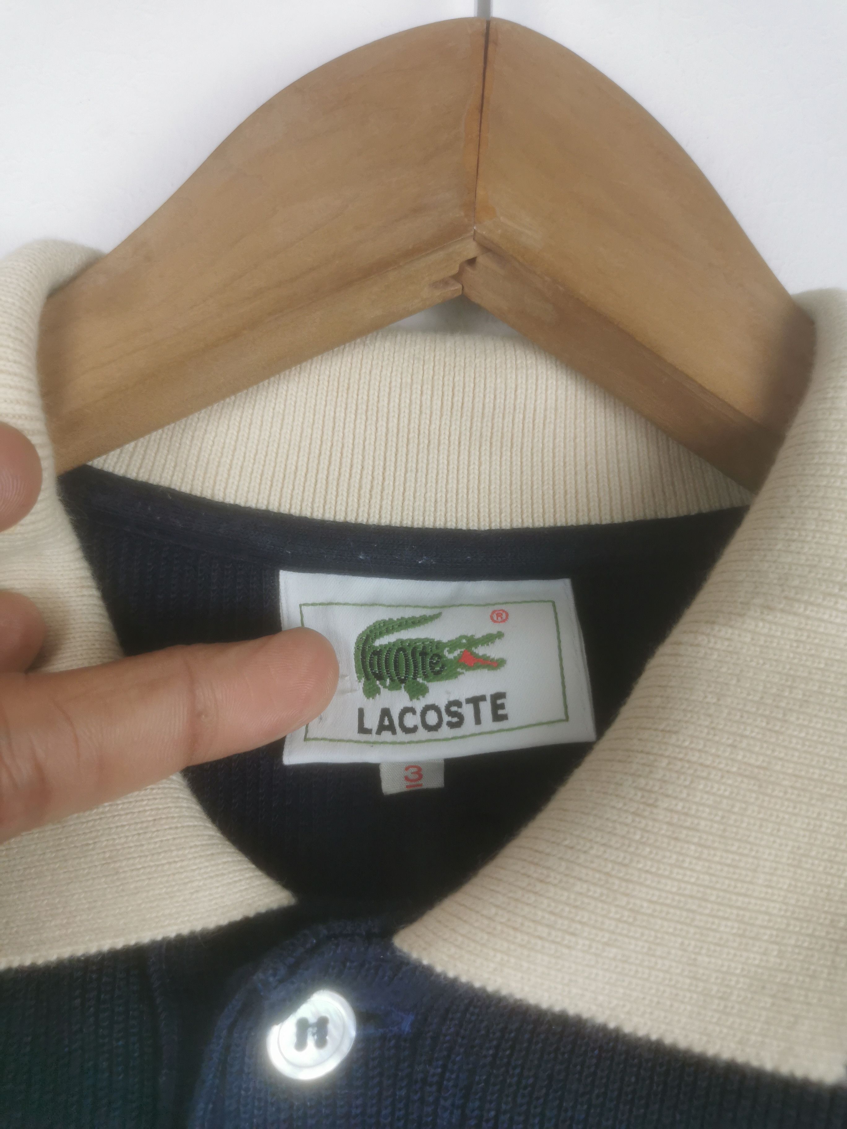 Lacoste Vintage Lacoste Polo Shirt Size US L / EU 52-54 / 3 - 7 Thumbnail