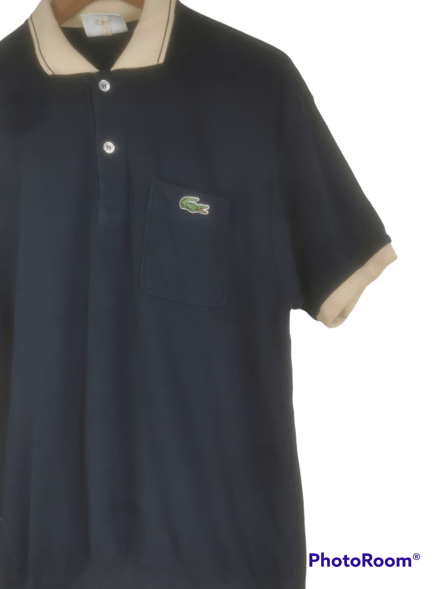 Lacoste Vintage Lacoste Polo Shirt Size US L / EU 52-54 / 3 - 3 Thumbnail