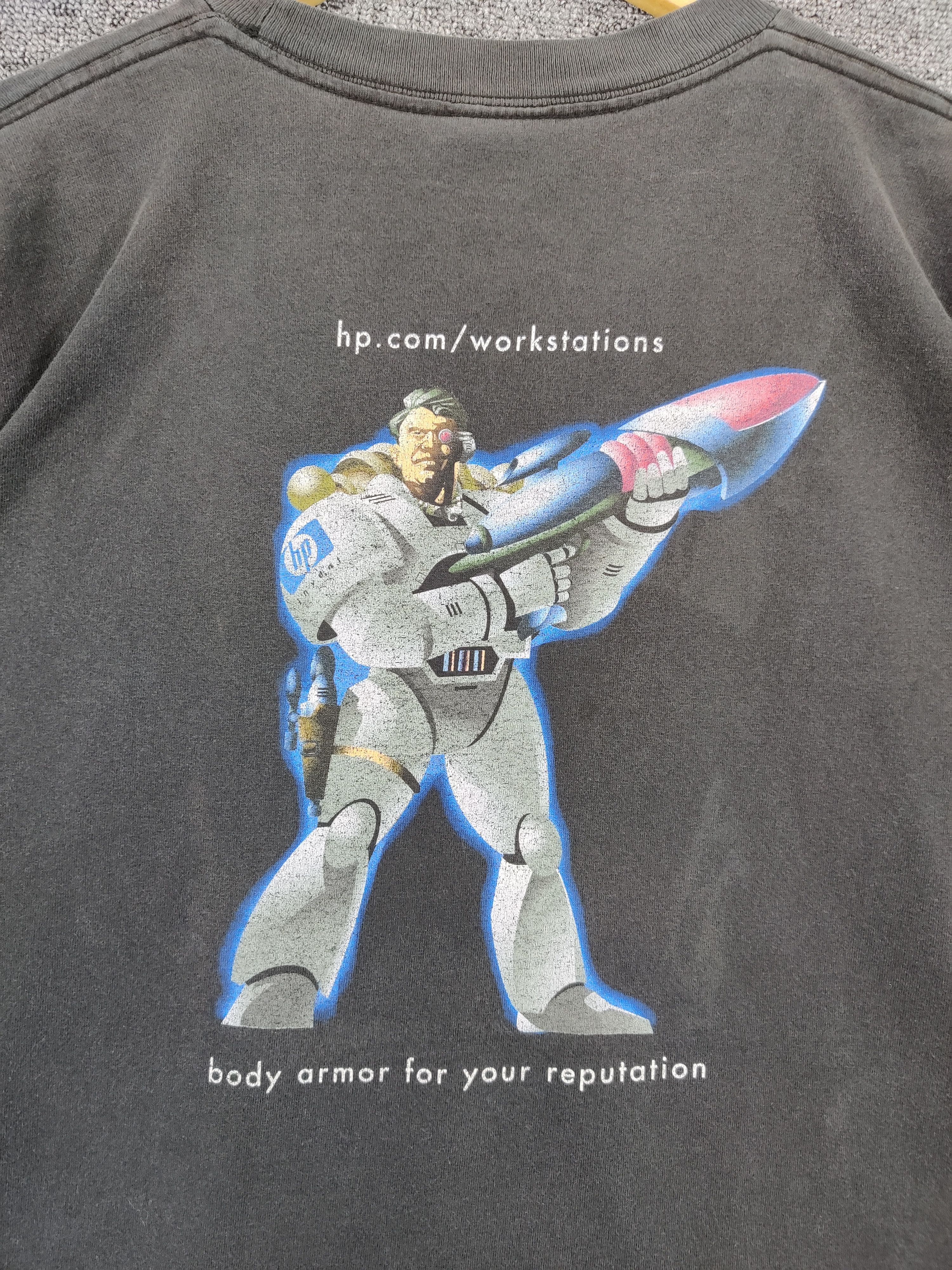 Japanese Brand Vintage HP Invent Promo Backhit Tee Tshirt Size US XL / EU 56 / 4 - 3 Thumbnail