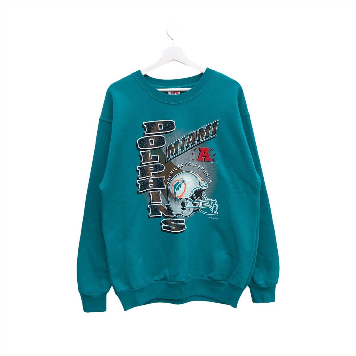 NFL × Vintage Vintage 90’s MIAMI DOLPHINS nflp crewneck sweatshirt Size US L / EU 52-54 / 3 - 1 Thumbnail