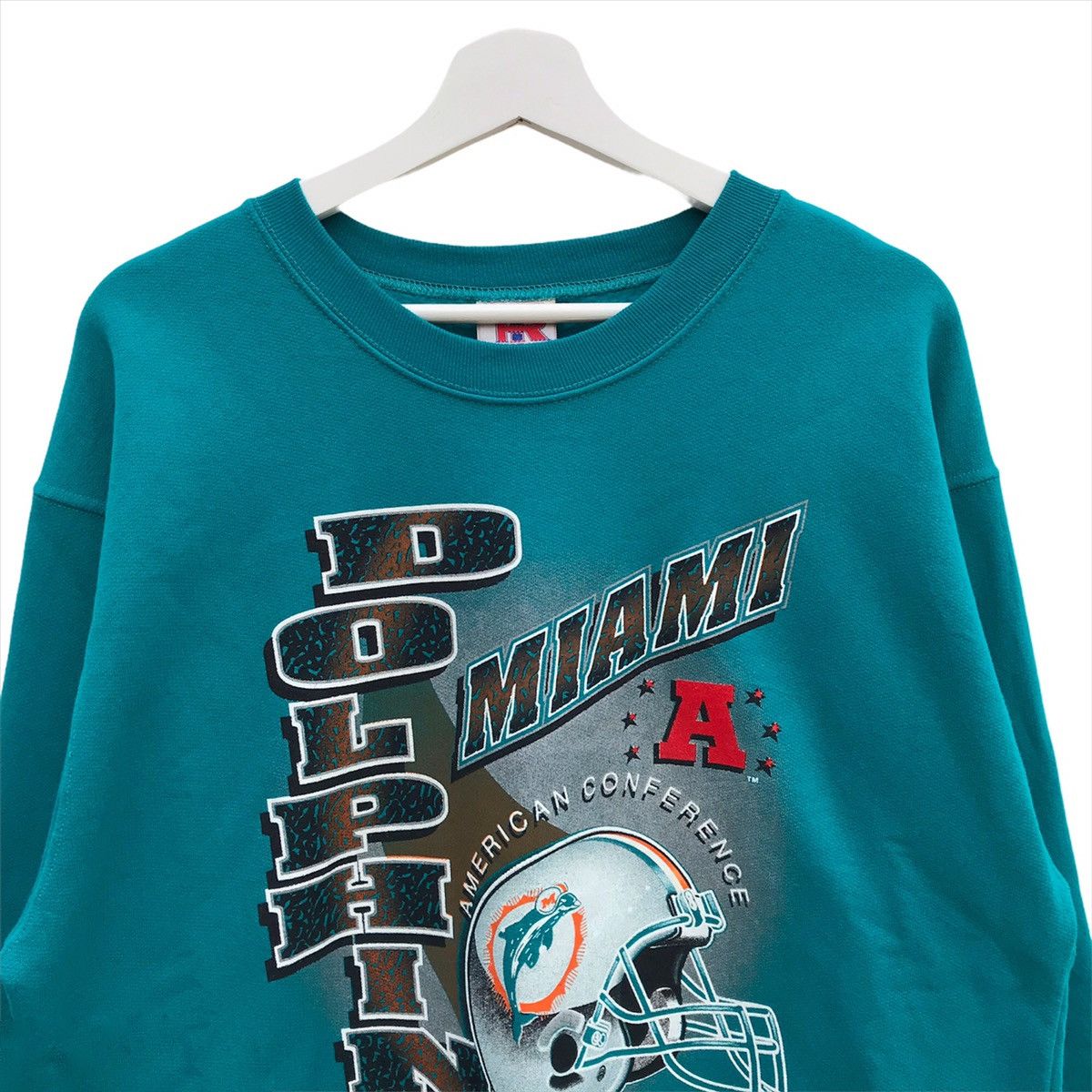 NFL × Vintage Vintage 90’s MIAMI DOLPHINS nflp crewneck sweatshirt Size US L / EU 52-54 / 3 - 2 Thumbnail