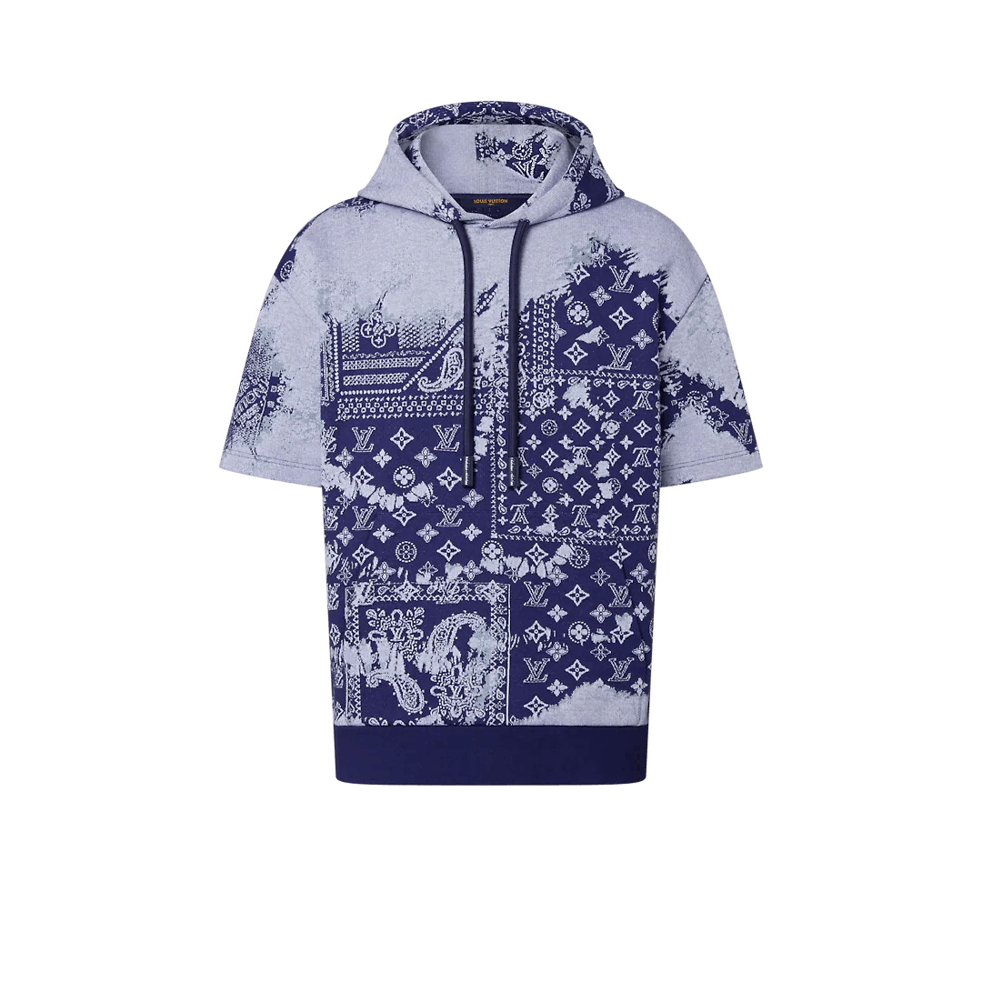 Monogram Bandana Short-Sleeved Hoodie