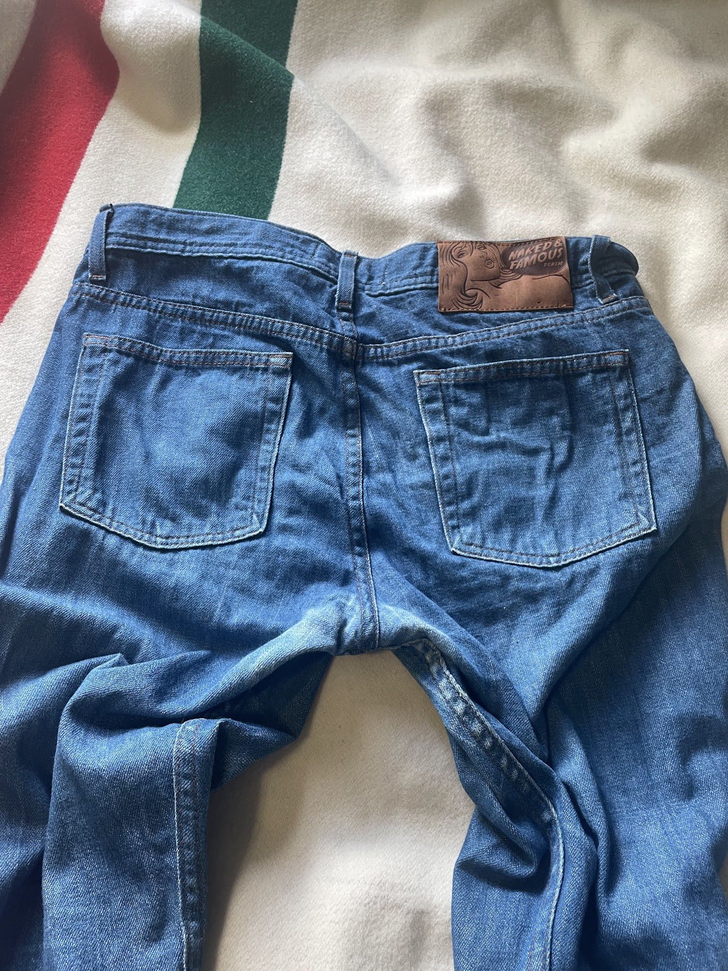 Naked & Famous Weird Guy 9 oz Antique Selvedge Denim Lightweight | Grailed