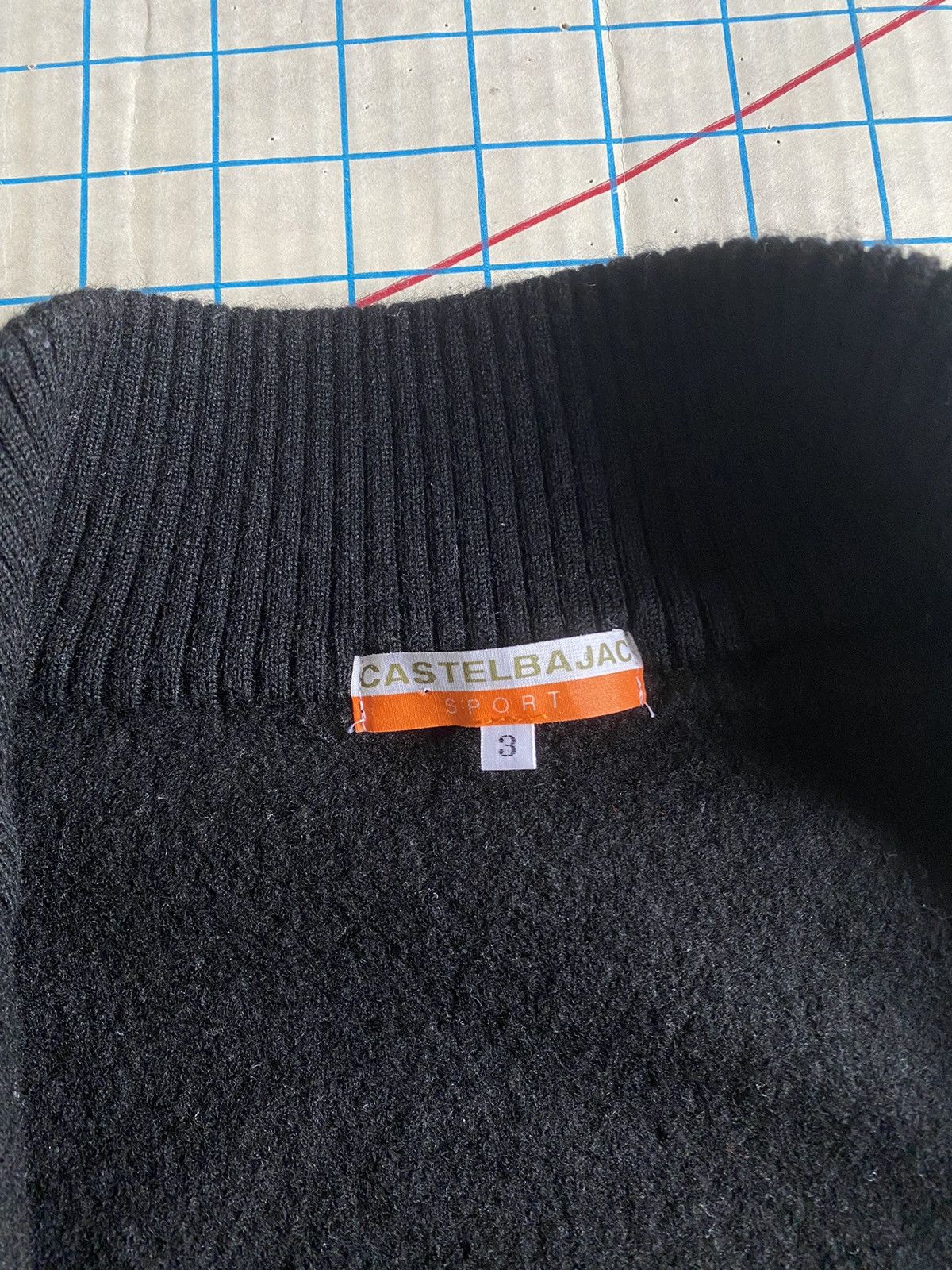 Designer × Jean Charles De Castelbajac × Vintage Castelbajac Sport Full Zip Sweater Black Fits Size Small Size US S / EU 44-46 / 1 - 13 Thumbnail