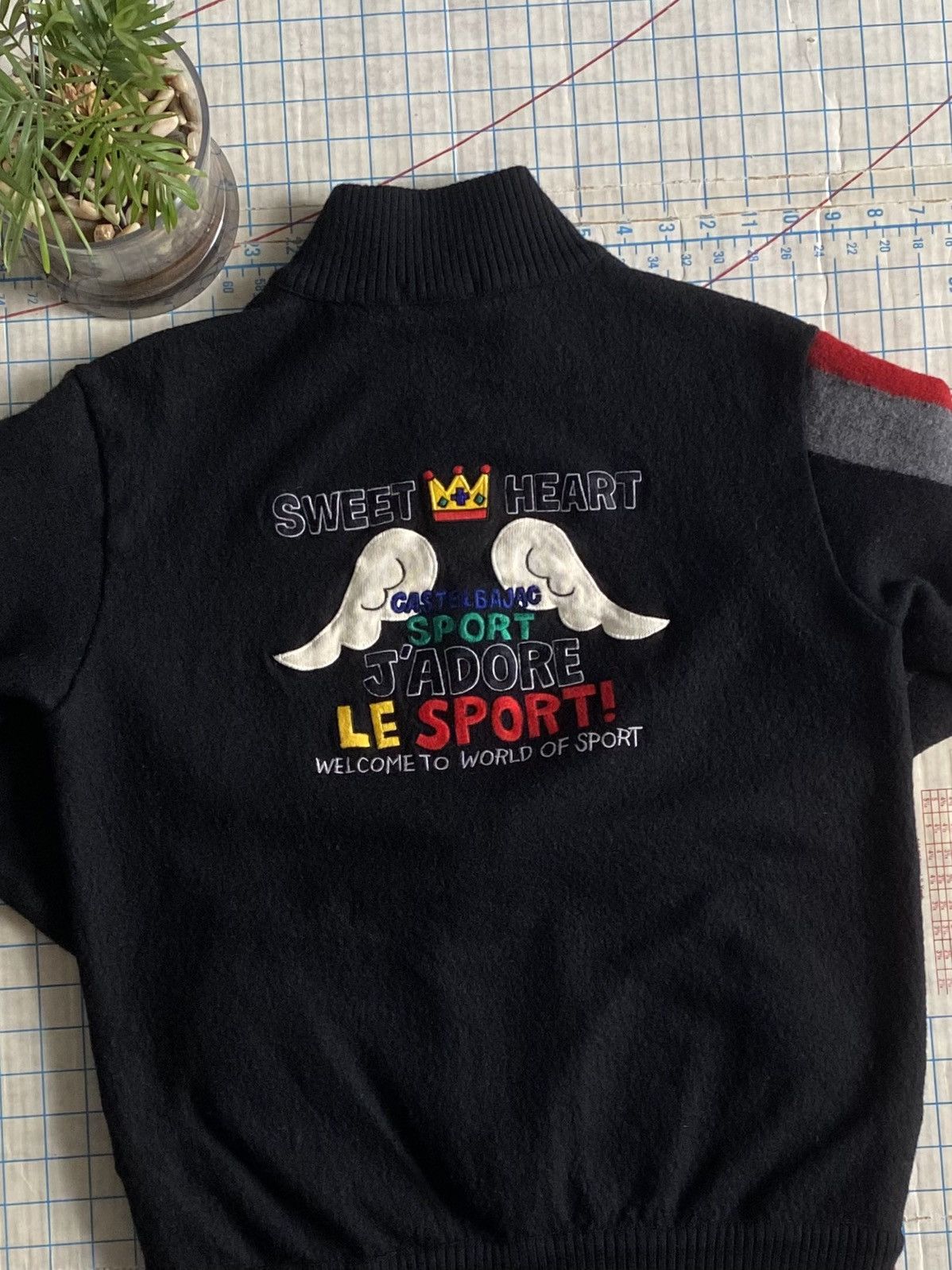 Designer × Jean Charles De Castelbajac × Vintage Castelbajac Sport Full Zip Sweater Black Fits Size Small Size US S / EU 44-46 / 1 - 2 Thumbnail