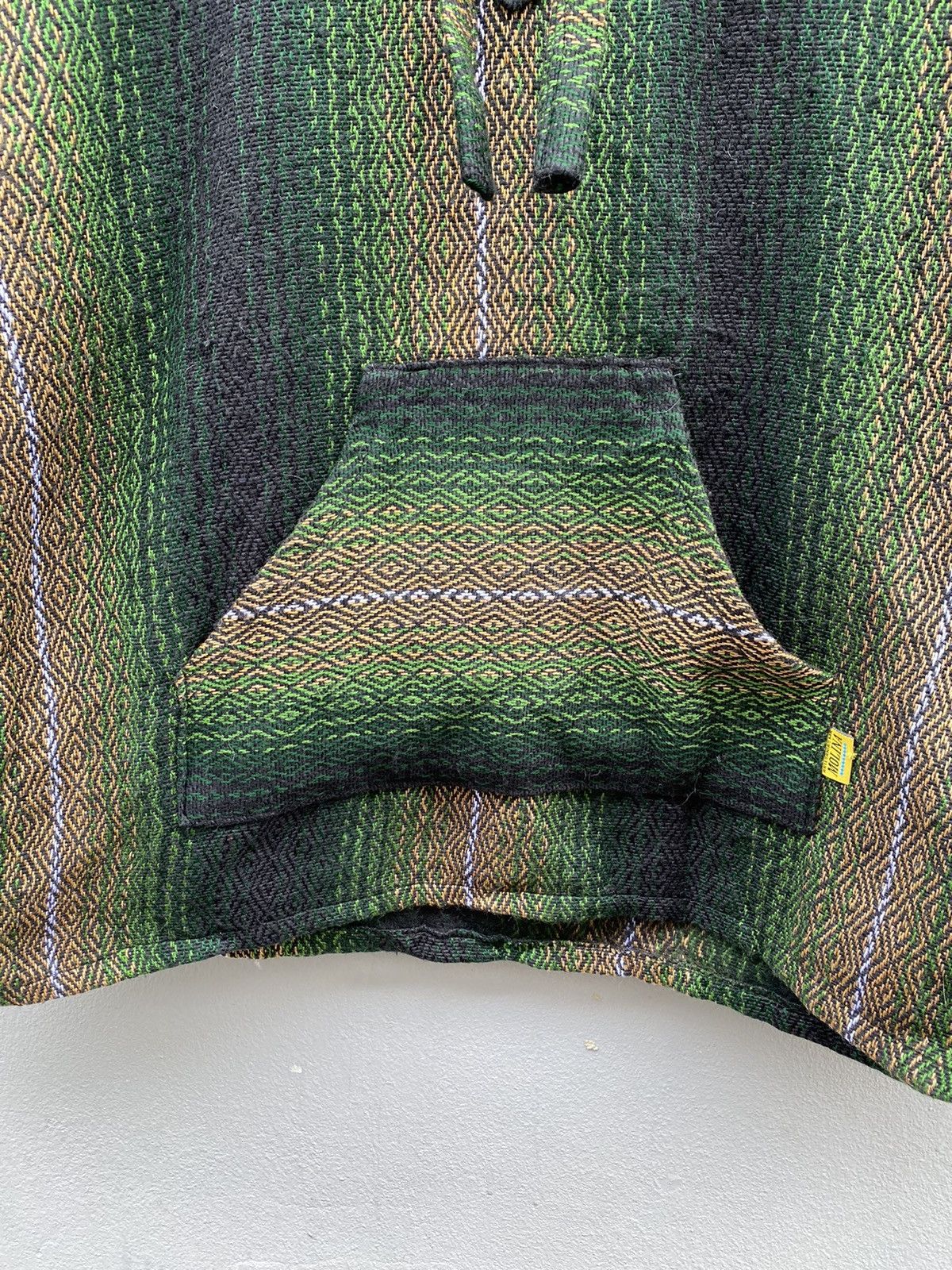 Mexican Threads vintage rare woven mexican baja jumper hoodie Size US M / EU 48-50 / 2 - 5 Thumbnail