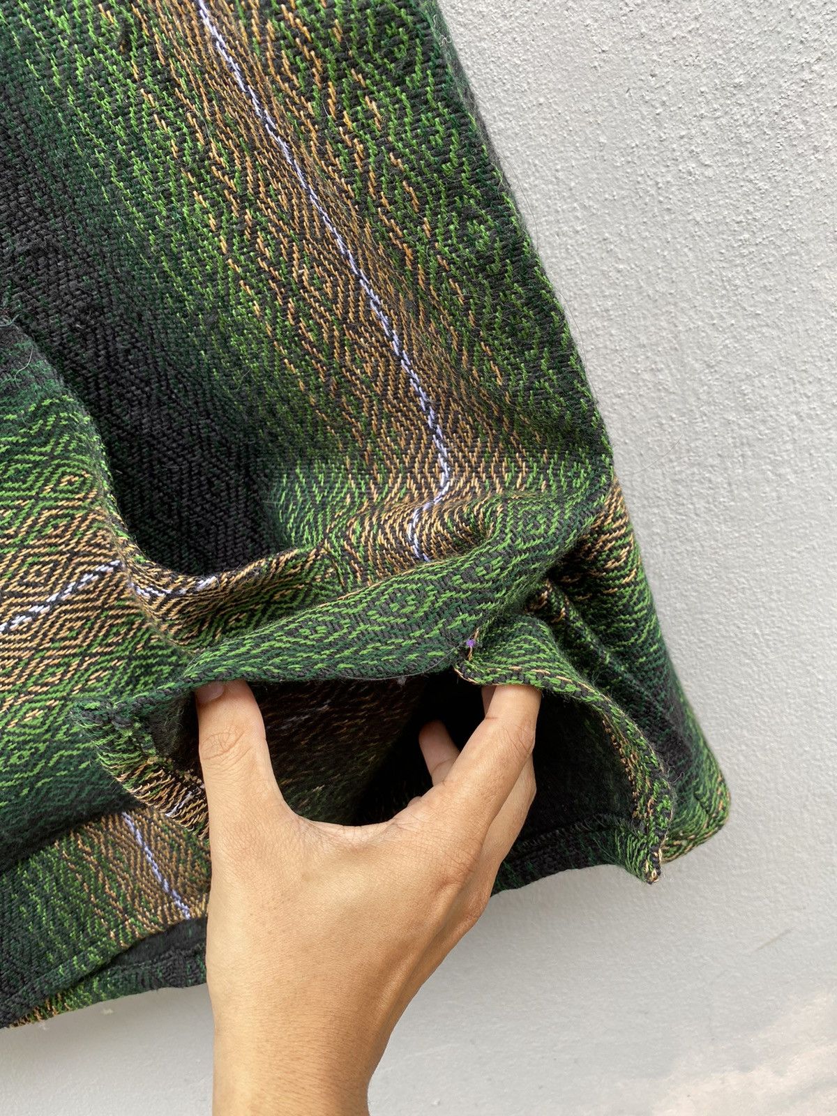 Mexican Threads vintage rare woven mexican baja jumper hoodie Size US M / EU 48-50 / 2 - 8 Thumbnail