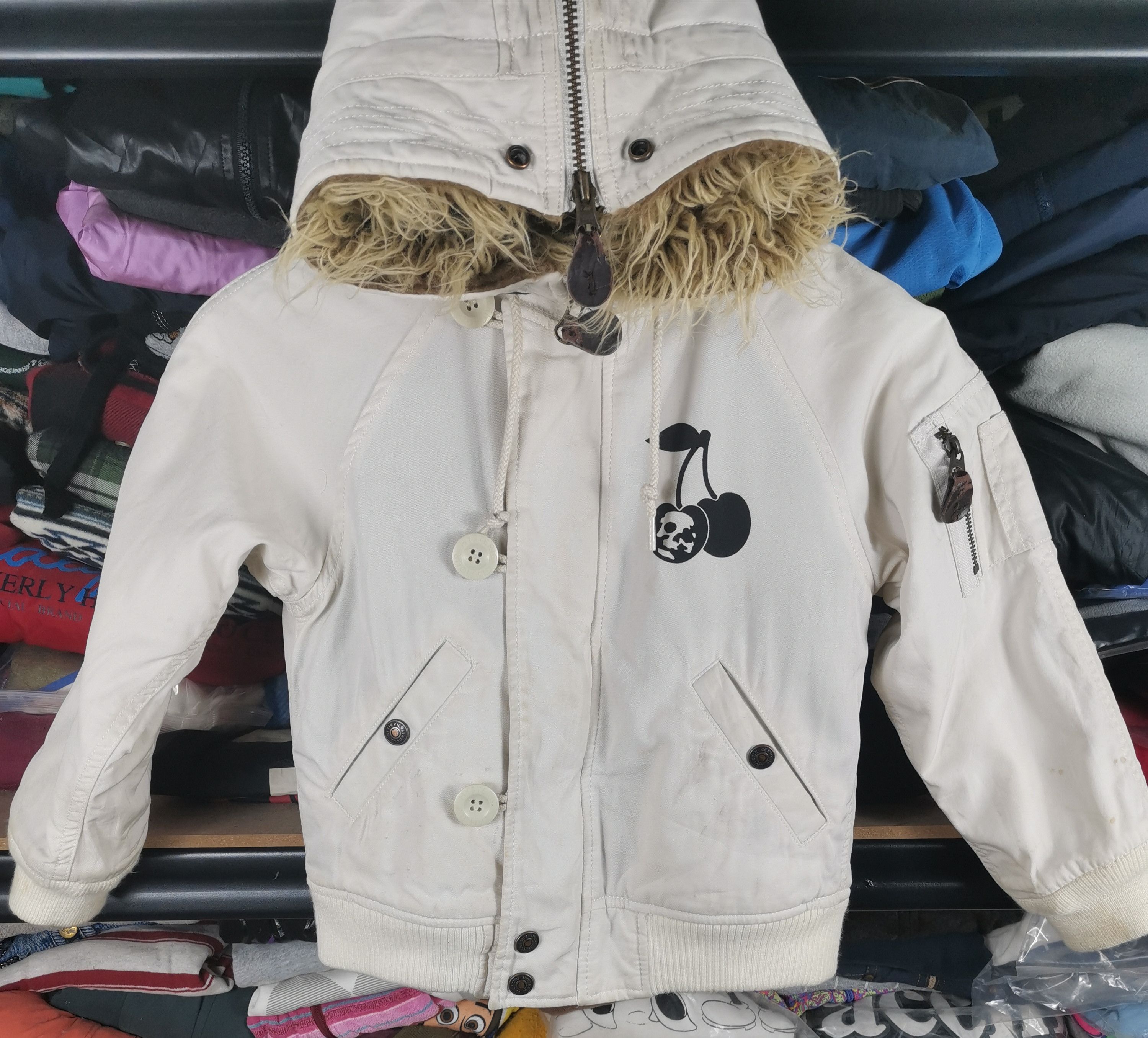 Hysteric Glamour Vintage Hysteric Glamour Bomber Jacket Hoodie For Kids Size US XXS / EU 40 - 3 Thumbnail