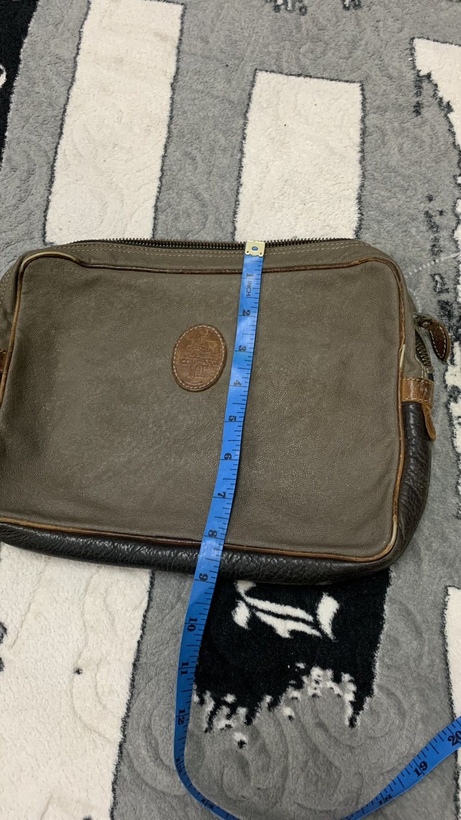 Leather Vintage CP company Leather Clutch Bag Size ONE SIZE - 9 Thumbnail