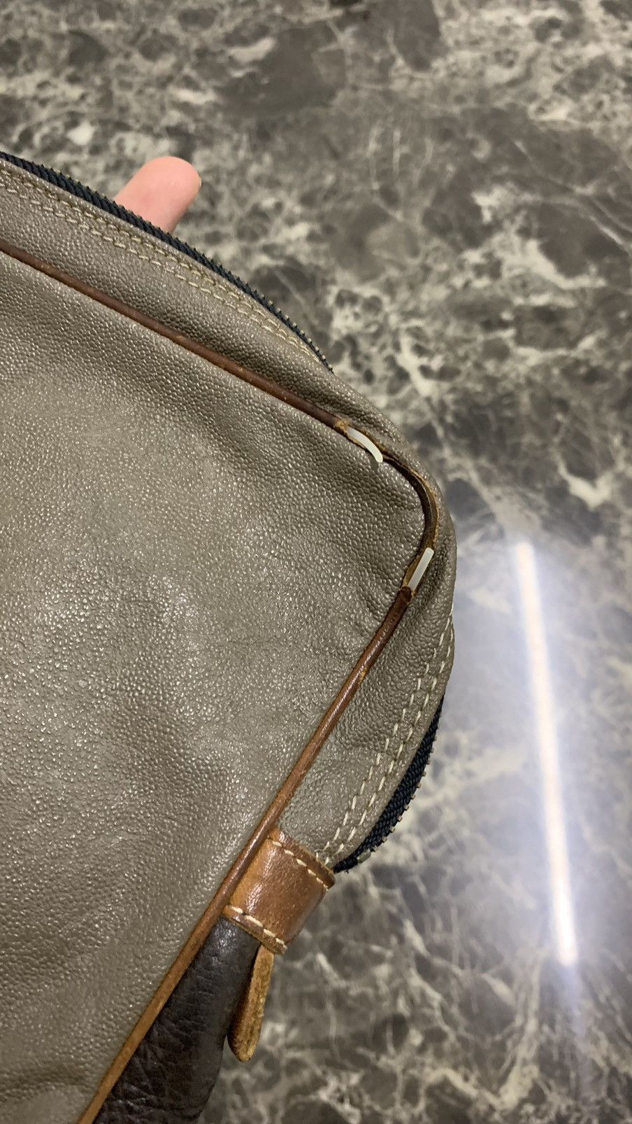 Leather Vintage CP company Leather Clutch Bag Size ONE SIZE - 5 Thumbnail