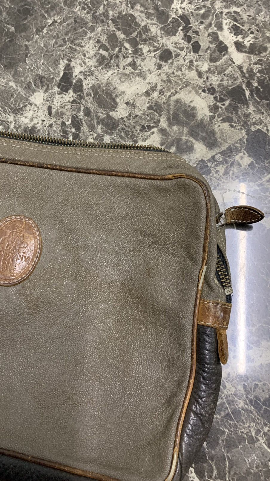 Leather Vintage CP company Leather Clutch Bag Size ONE SIZE - 6 Thumbnail