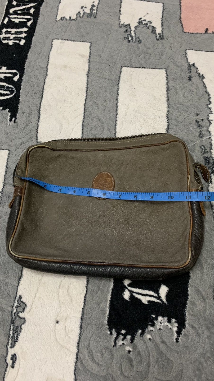 Leather Vintage CP company Leather Clutch Bag Size ONE SIZE - 8 Thumbnail