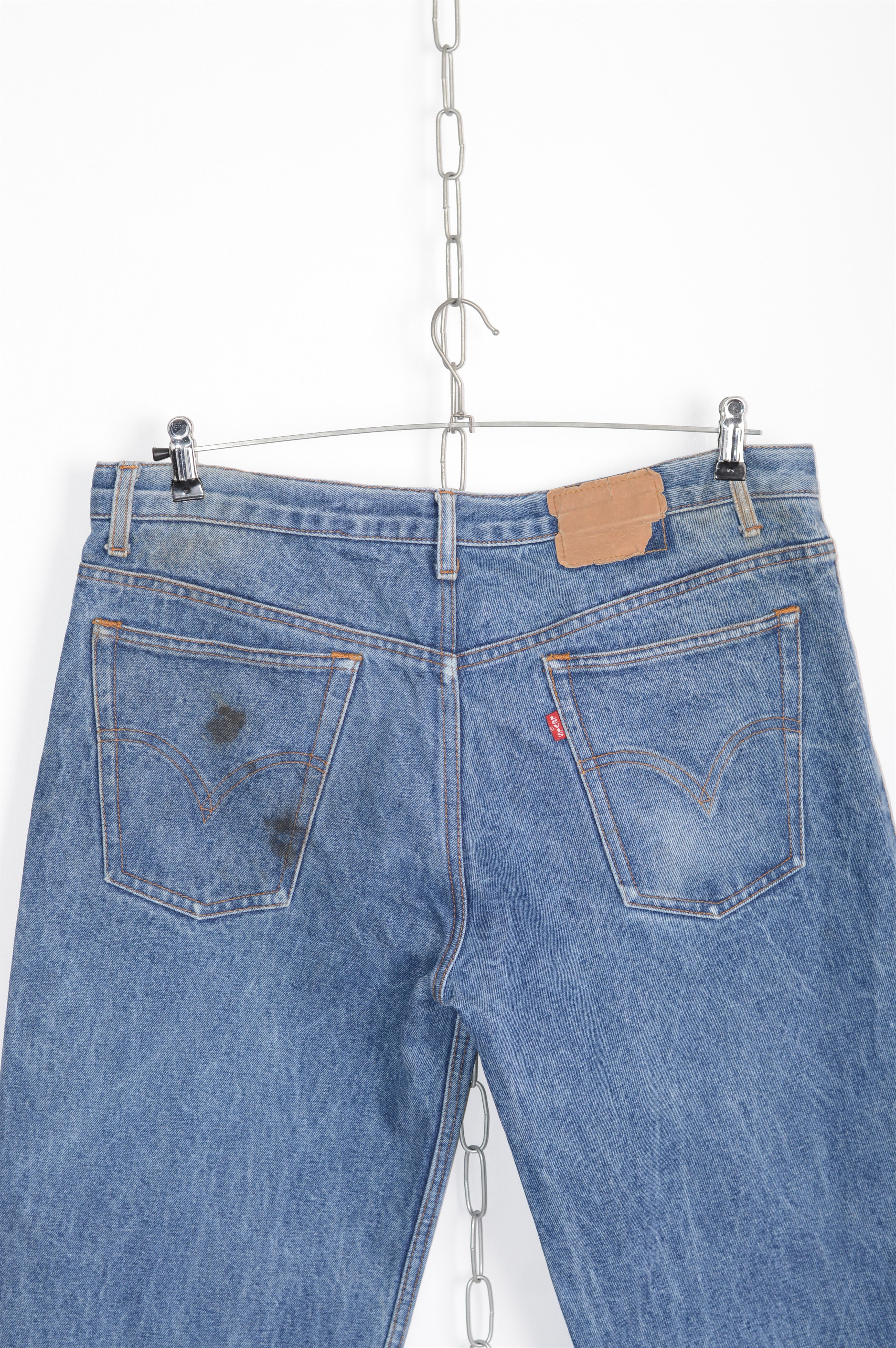 Levi's Vintage Levis Talon Zip Jeans 80s Size US 38 / EU 54 - 2 Thumbnail