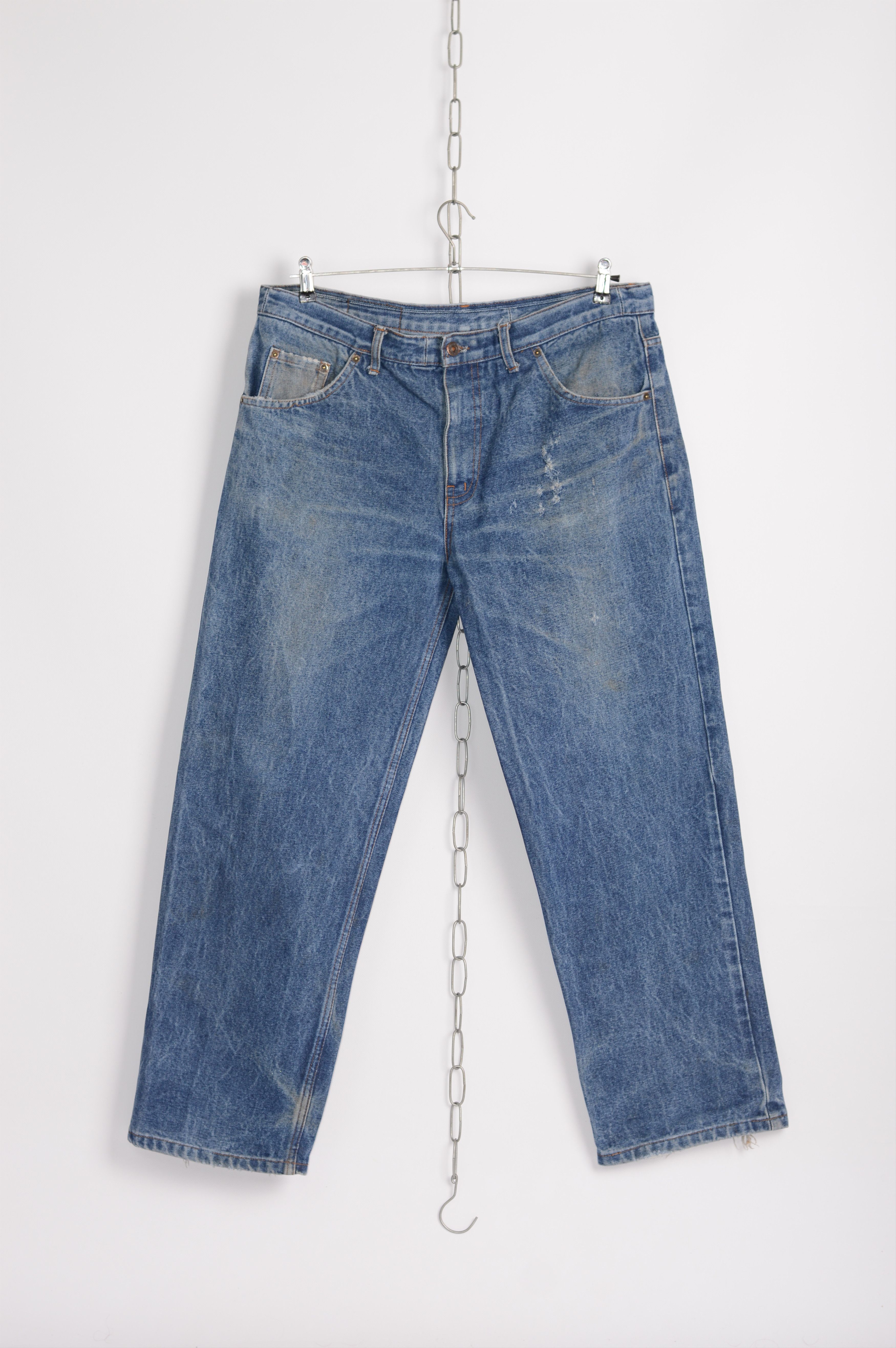 Levi's Vintage Levis Talon Zip Jeans 80s Size US 38 / EU 54 - 7 Thumbnail