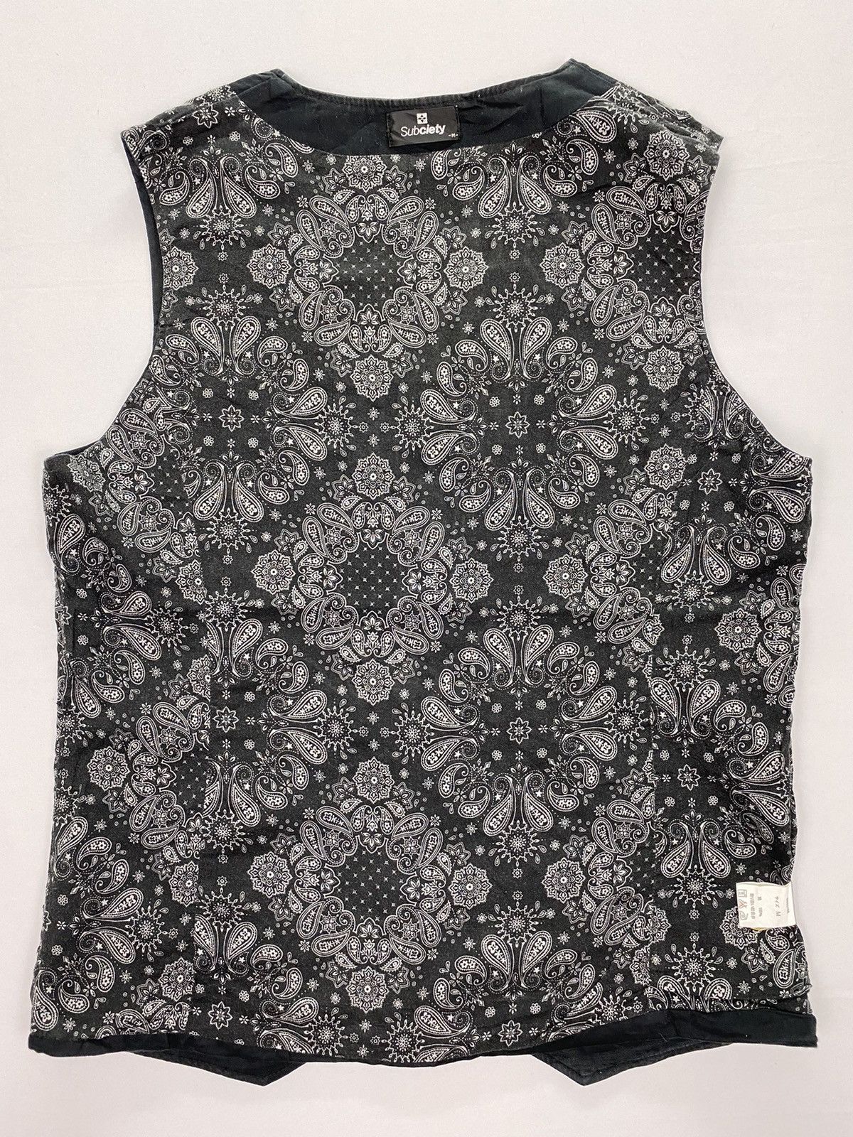 Japanese Brand Subciety Riot Japanese Brand Embroidered Spell Out Vest Size US M / EU 48-50 / 2 - 7 Thumbnail