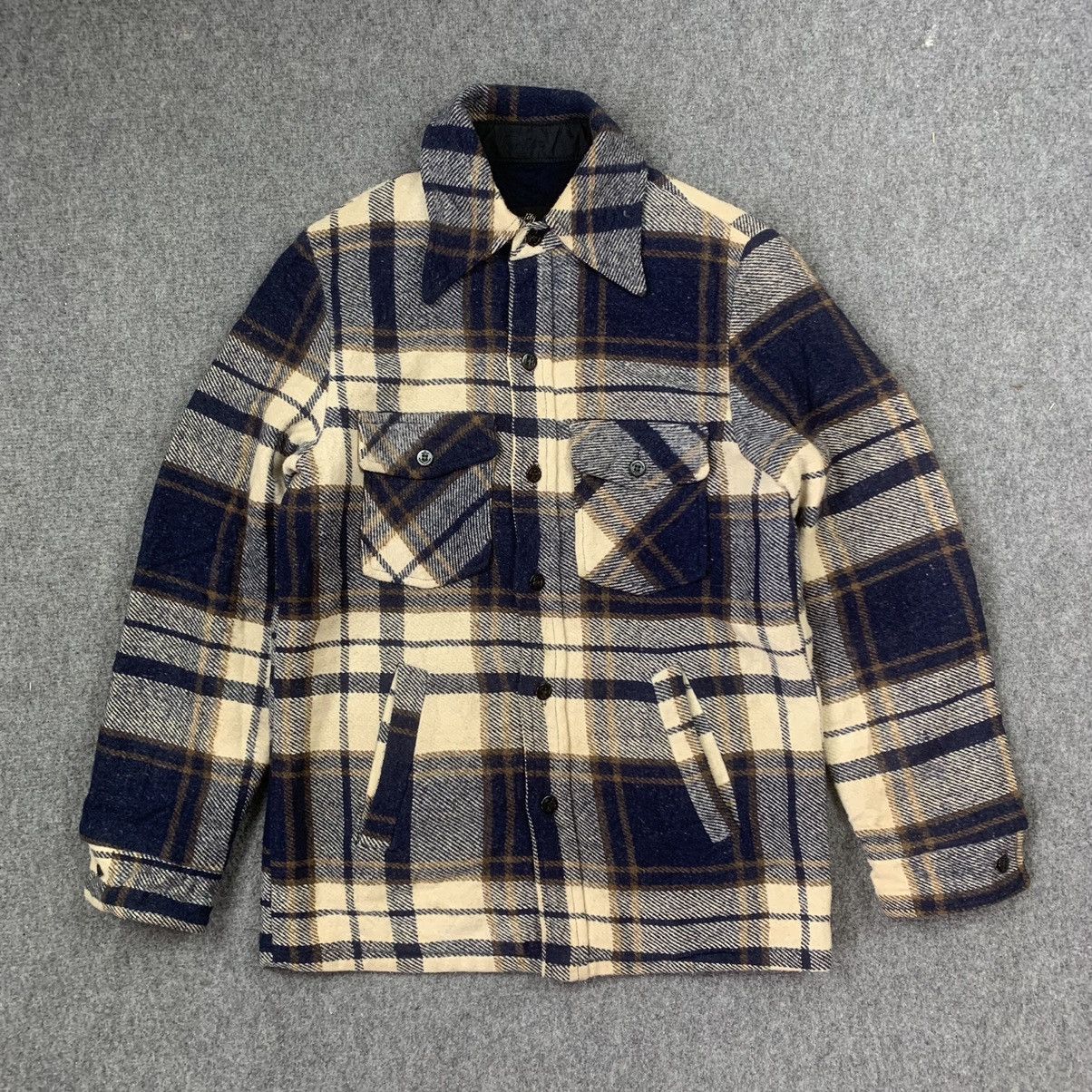 Vintage 90s Sears Button Up Flannel Jacket