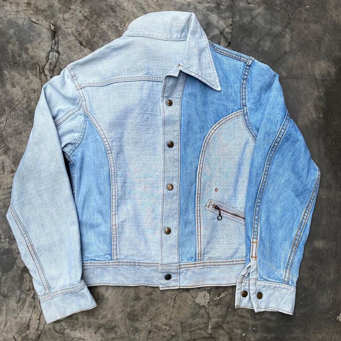 Vintage Vintage 70s Lee Two Tone Reversible Denim Jacket | Grailed