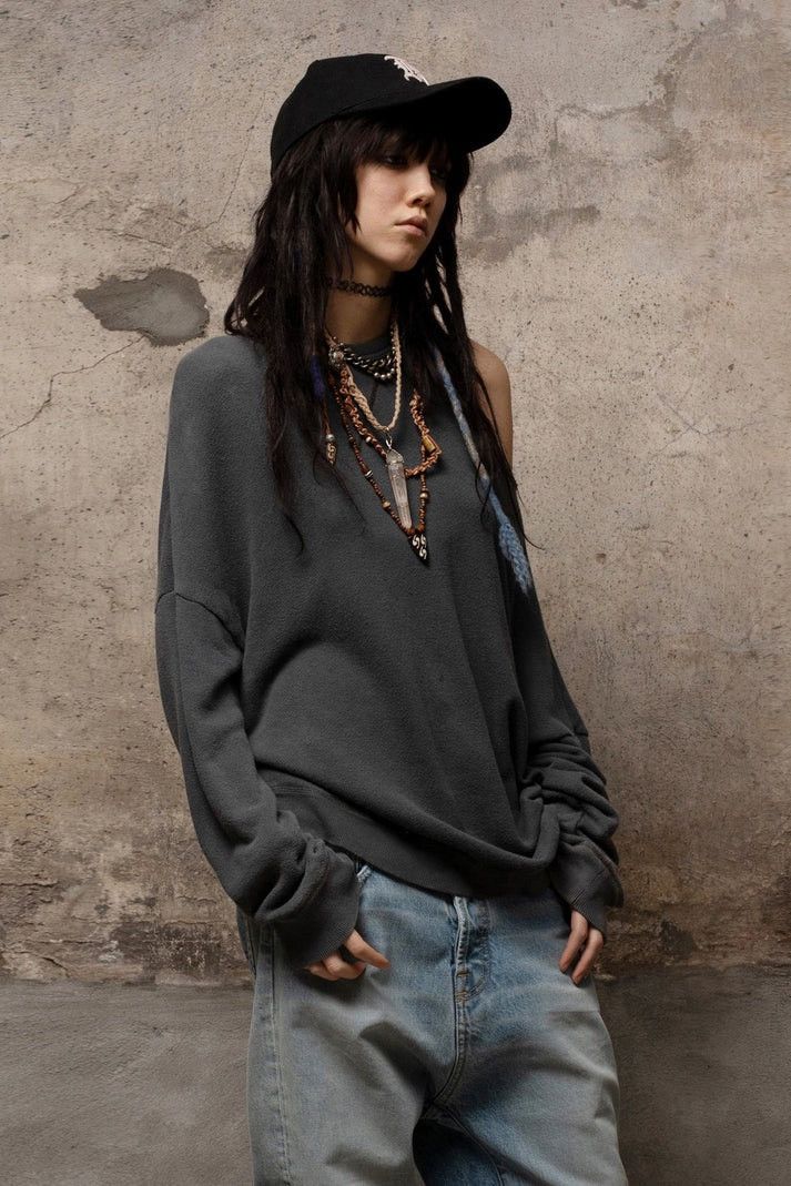 R13 Distorted Sweatshirt. Small Size S / US 4 / IT 40 - 2 Thumbnail