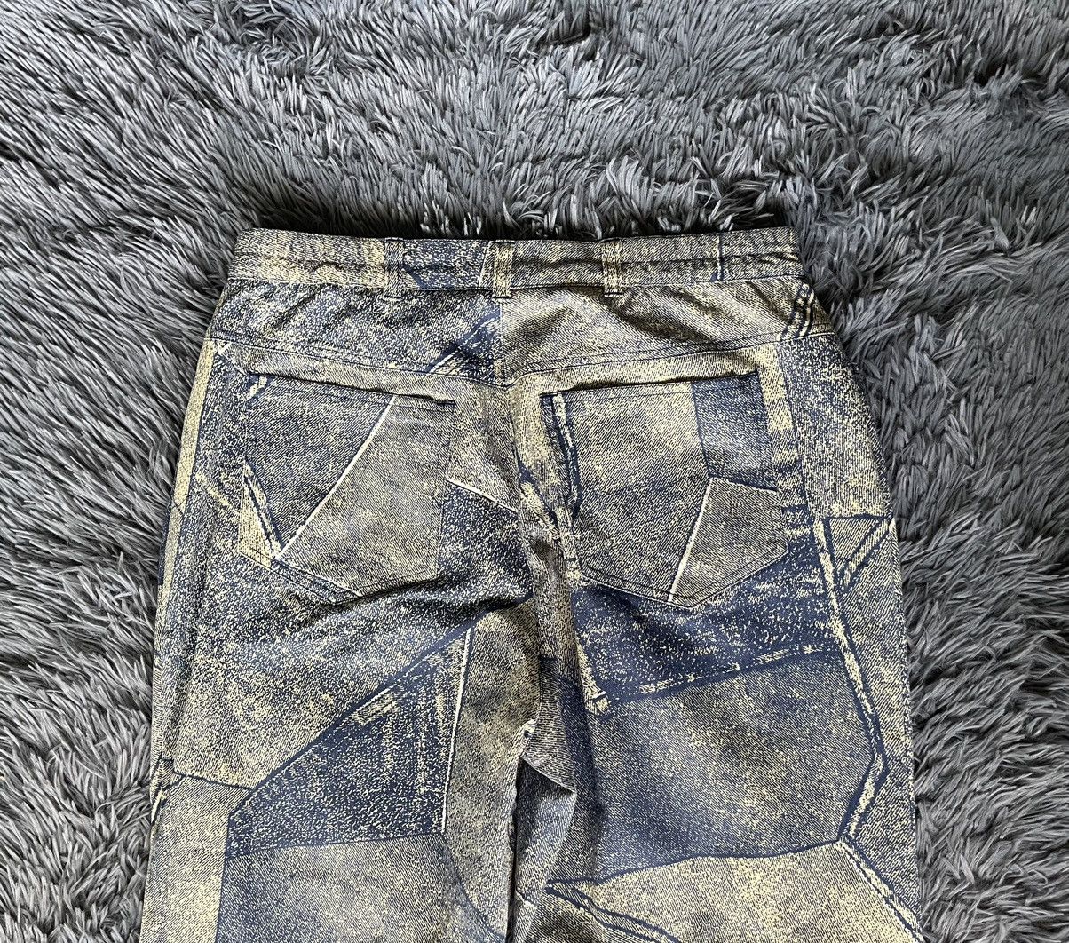 Japanese Brand × Vintage 90s vintage jeans pattern Avant Garde Japanese style pants Size 36" / US 14 / IT 50 - 8 Thumbnail