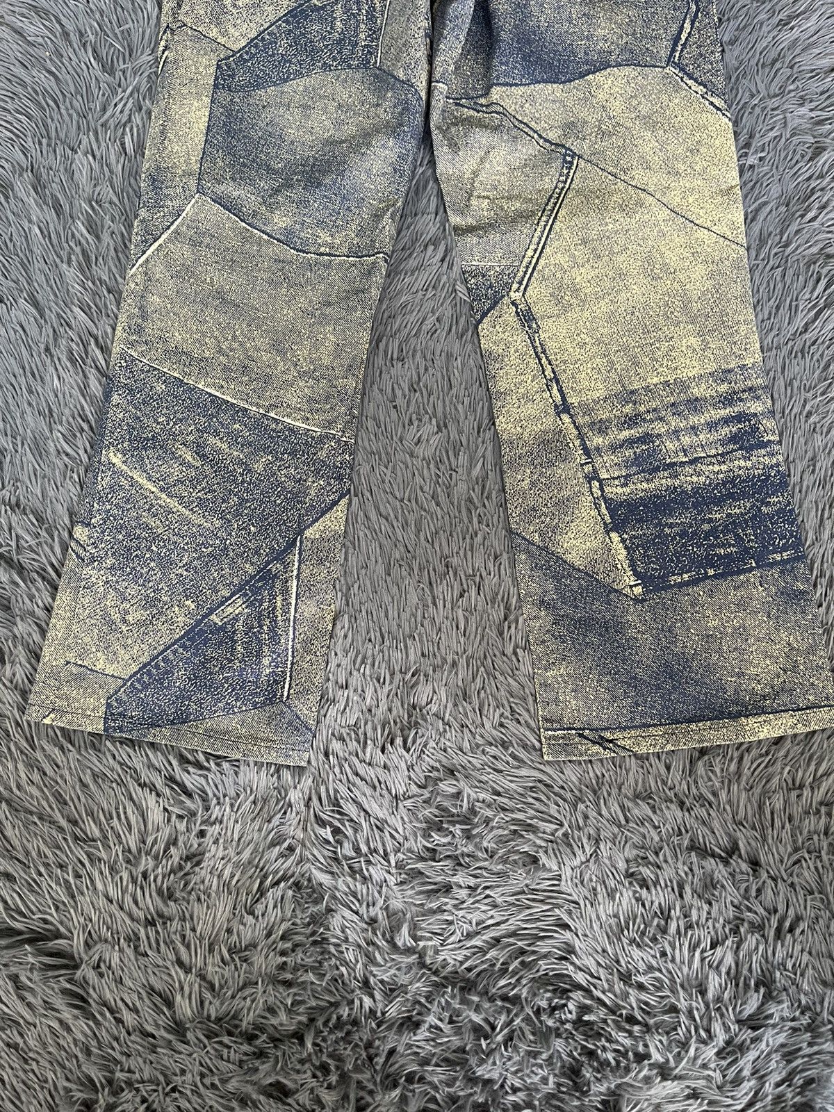 Japanese Brand × Vintage 90s vintage jeans pattern Avant Garde Japanese style pants Size 36" / US 14 / IT 50 - 10 Thumbnail