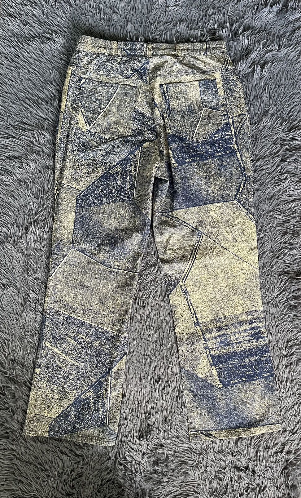 Japanese Brand × Vintage 90s vintage jeans pattern Avant Garde Japanese style pants Size 36" / US 14 / IT 50 - 7 Thumbnail