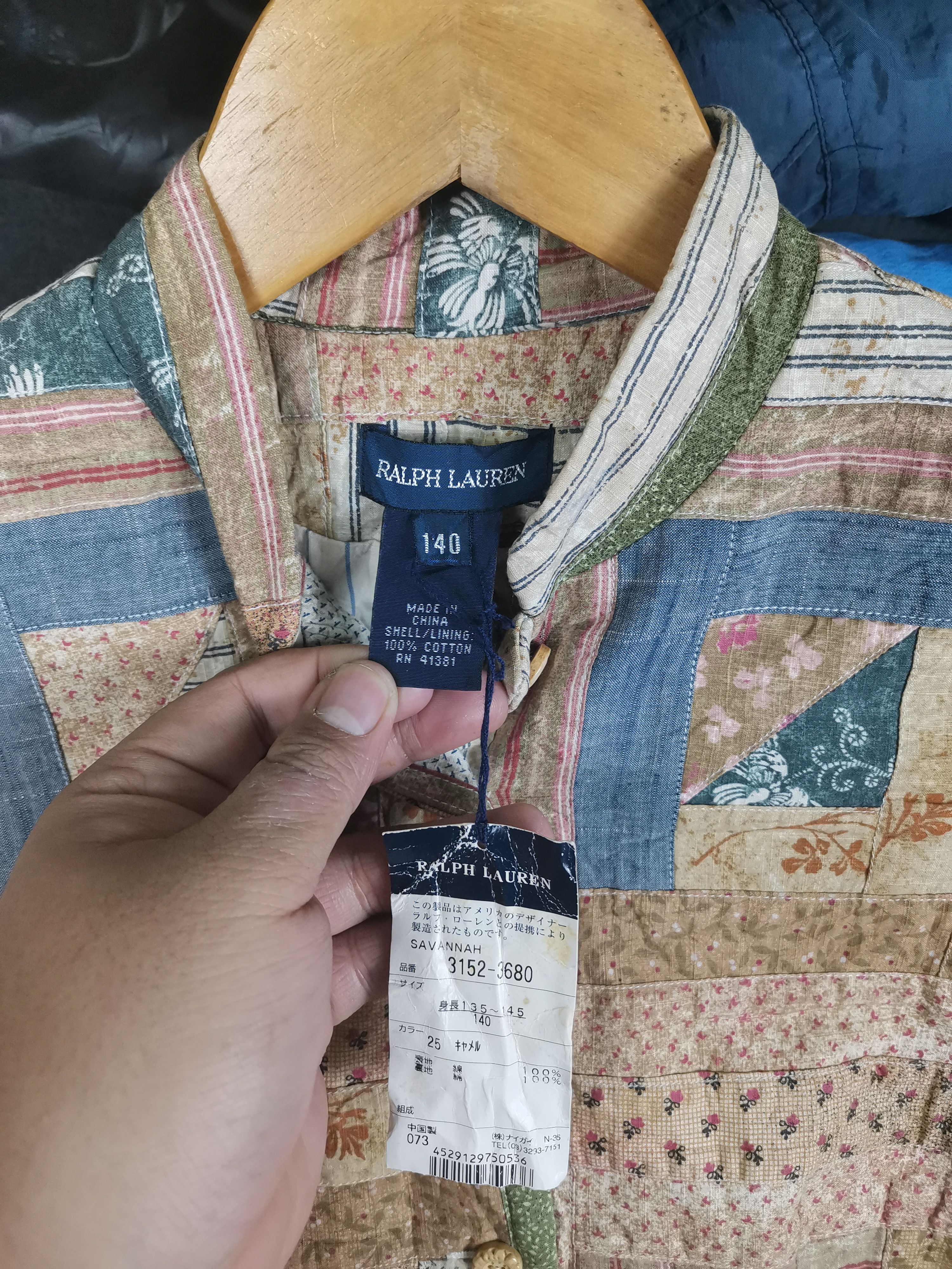 Ralph Lauren Vintage Polo Ralph Lauren Patchwork Jacket Women For Kid Size ONE SIZE - 6 Thumbnail