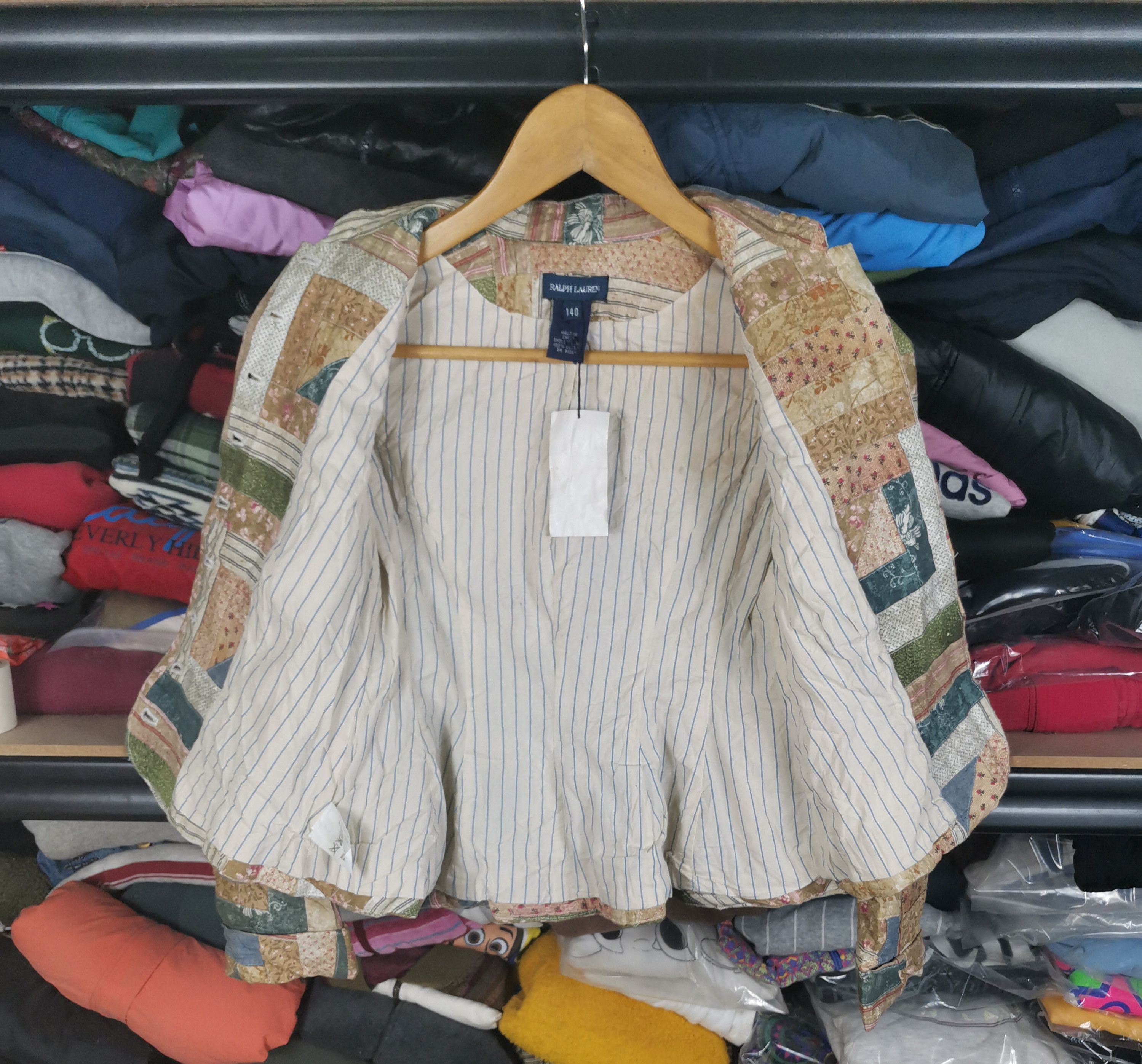 Ralph Lauren Vintage Polo Ralph Lauren Patchwork Jacket Women For Kid Size ONE SIZE - 4 Thumbnail