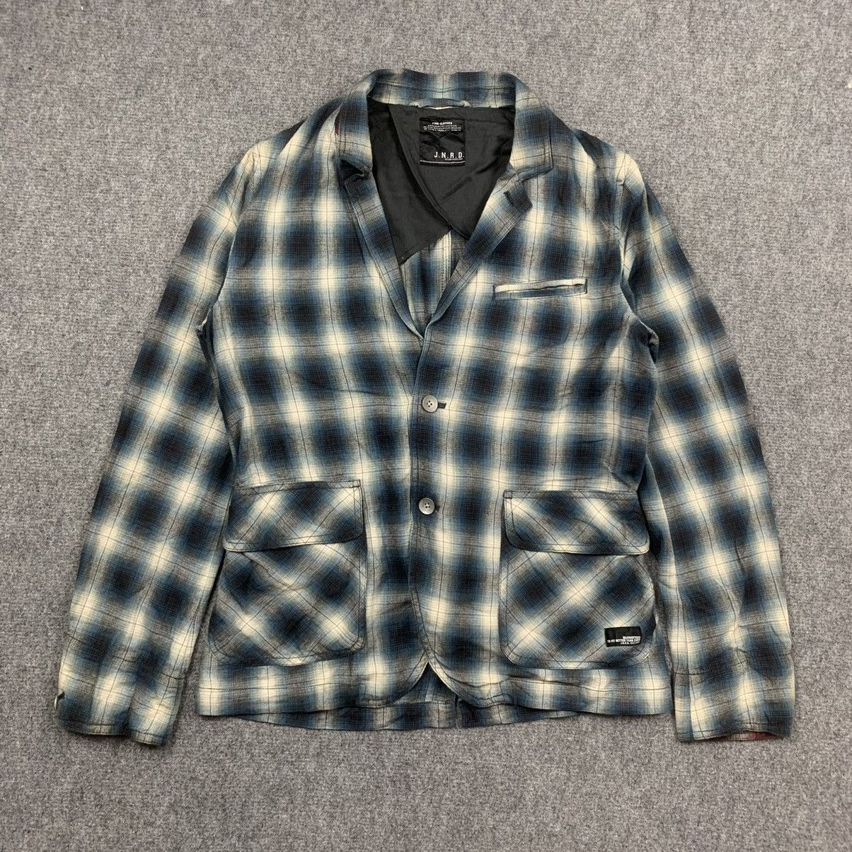 image of Vintage Shadow Plaid Jacket in Checkered, Men's (Size Small)