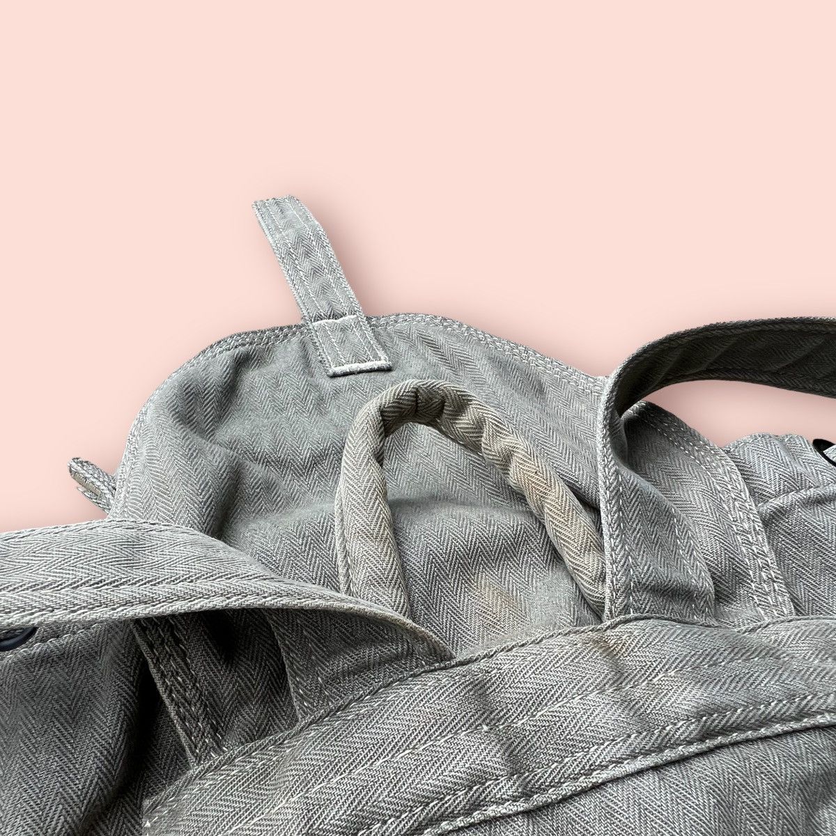Japanese Brand VINTAGE PORTER HERRINGBONE MINI BACKPACK/RUCKSACK Size ONE SIZE - 18 Thumbnail