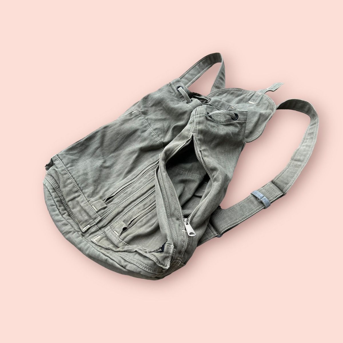 Japanese Brand VINTAGE PORTER HERRINGBONE MINI BACKPACK/RUCKSACK Size ONE SIZE - 10 Thumbnail