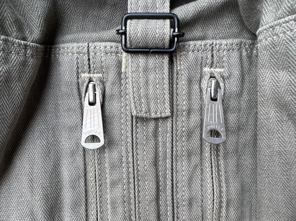 Japanese Brand VINTAGE PORTER HERRINGBONE MINI BACKPACK/RUCKSACK Size ONE SIZE - 17 Thumbnail