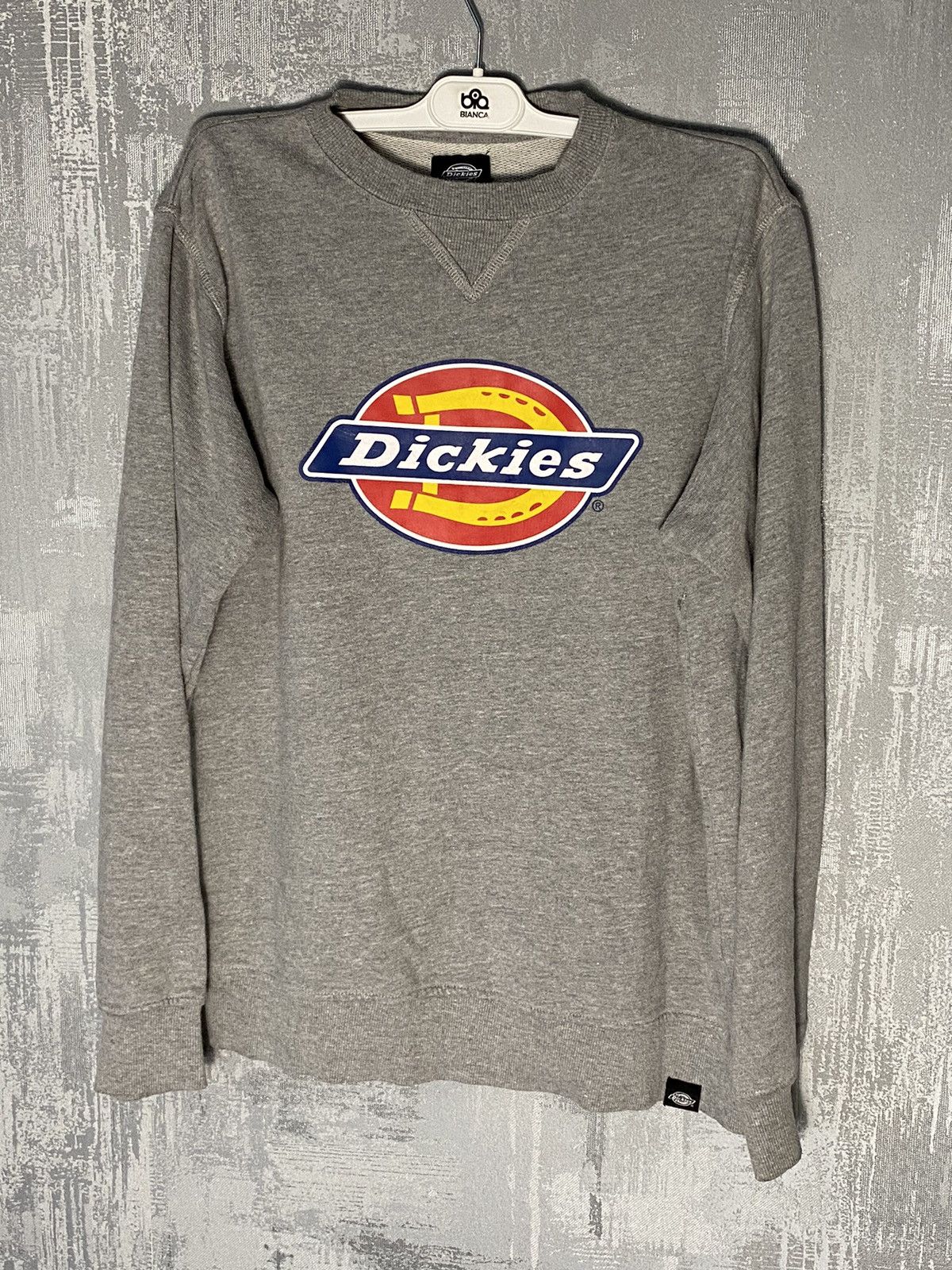 Vintage Vintage Dickies Big Logo Sweatshirt Grey Size L Size US L / EU 52-54 / 3 - 1 Thumbnail