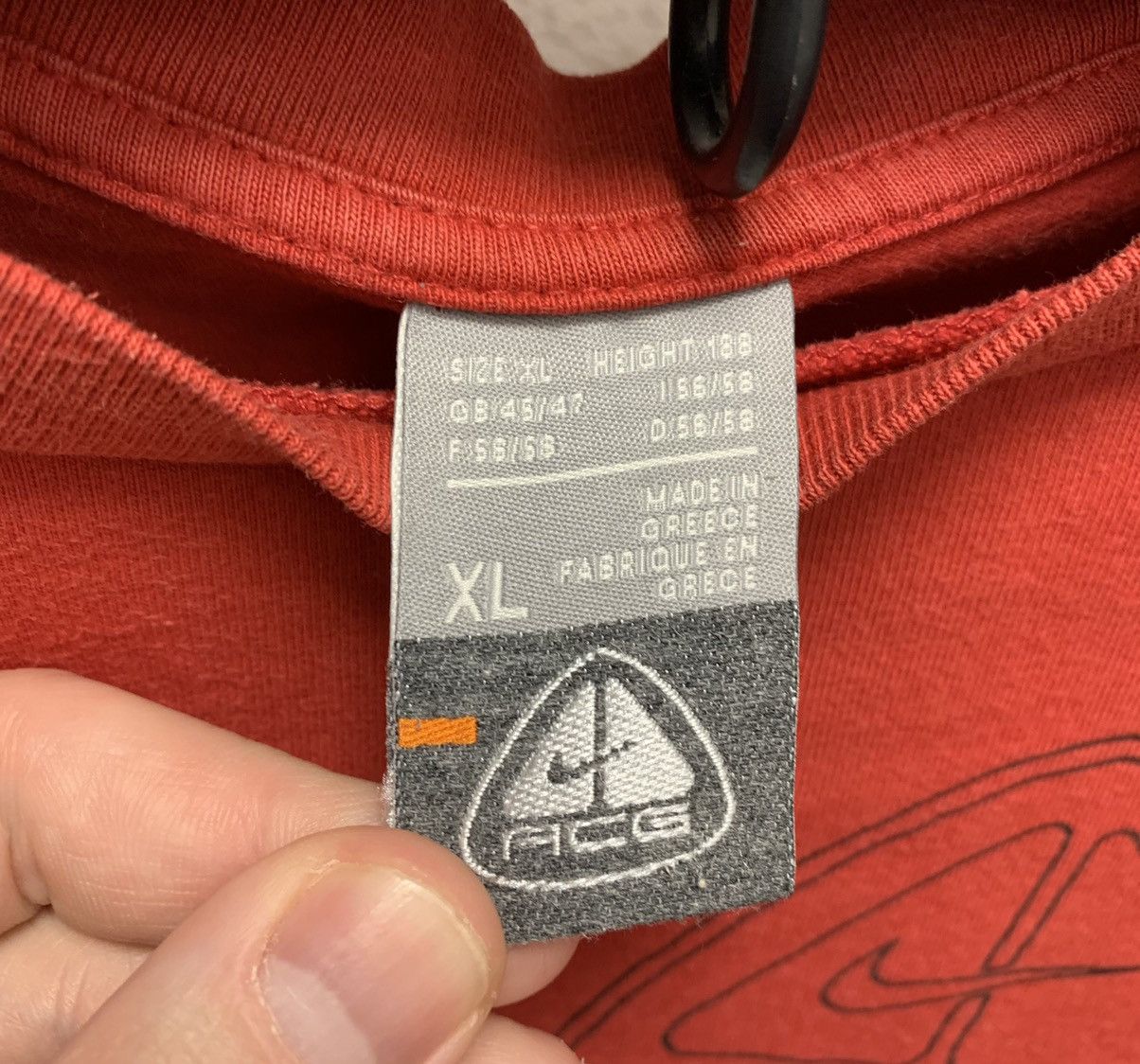 Nike Nike acg still not sponsored vintage red t-shirt Xl big logo Size US XL / EU 56 / 4 - 4 Thumbnail