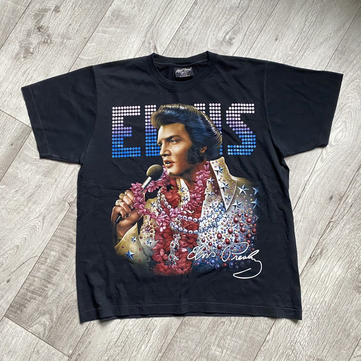 Band Tees VINTAGE ELVIS PRESLEY GLAMOUR 90s T SHIRT Size US L / EU 52-54 / 3 - 1 Thumbnail
