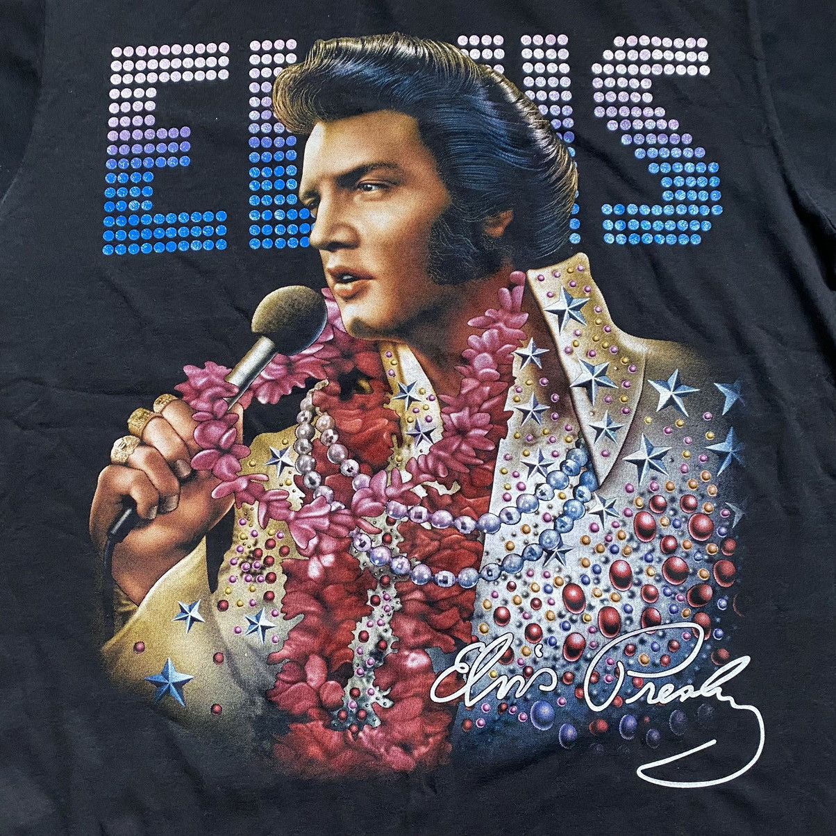 Band Tees VINTAGE ELVIS PRESLEY GLAMOUR 90s T SHIRT Size US L / EU 52-54 / 3 - 3 Thumbnail