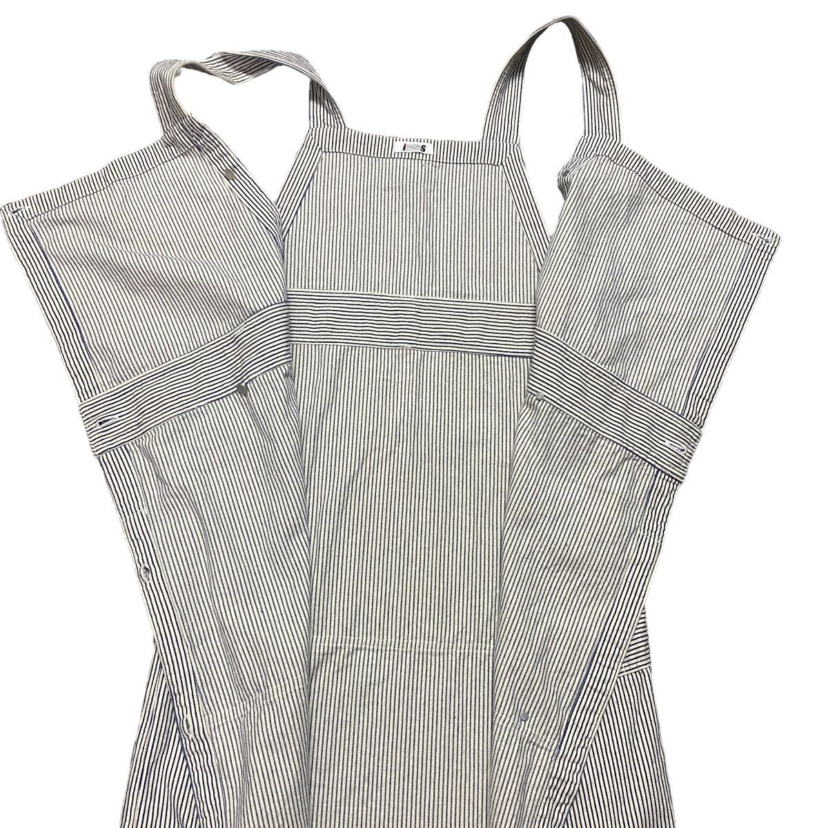 Issey Miyake Vintage Issey Miyake Hickory Overalls Work Dress Size L / US 10 / IT 46 - 12 Thumbnail