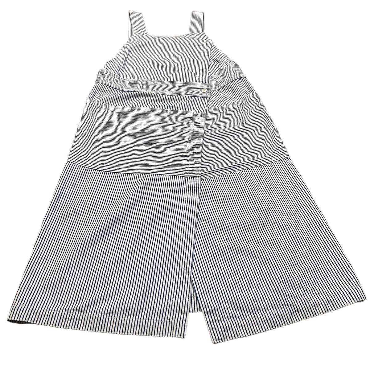 Issey Miyake Vintage Issey Miyake Hickory Overalls Work Dress Size L / US 10 / IT 46 - 6 Thumbnail