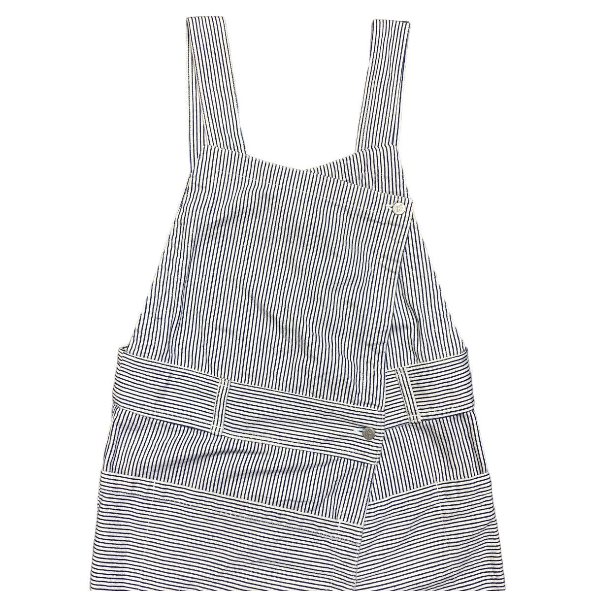Issey Miyake Vintage Issey Miyake Hickory Overalls Work Dress Size L / US 10 / IT 46 - 4 Thumbnail