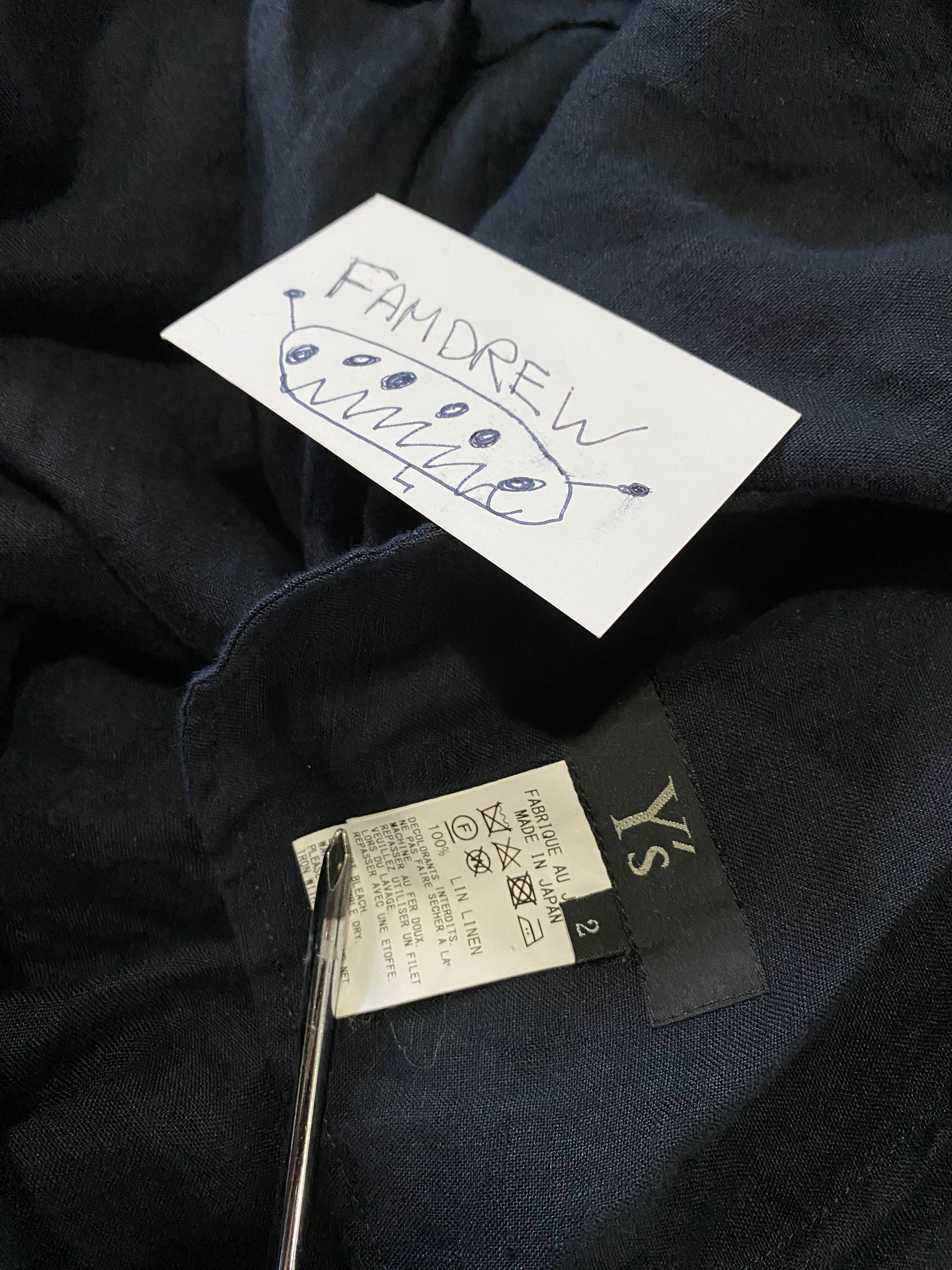 Y's Y's by Yohji Yamamoto Side Pocket Panel Skirt Size 26" / US 2 / IT 38 - 6 Thumbnail