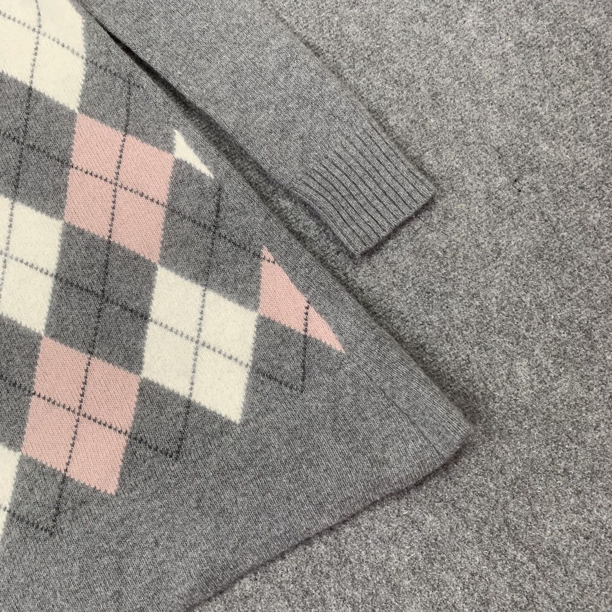 Burberry × Vintage Vintage Burberry Nova Check Blue Label Fleece Sweater Size XS / US 0-2 / IT 36-38 - 3 Thumbnail