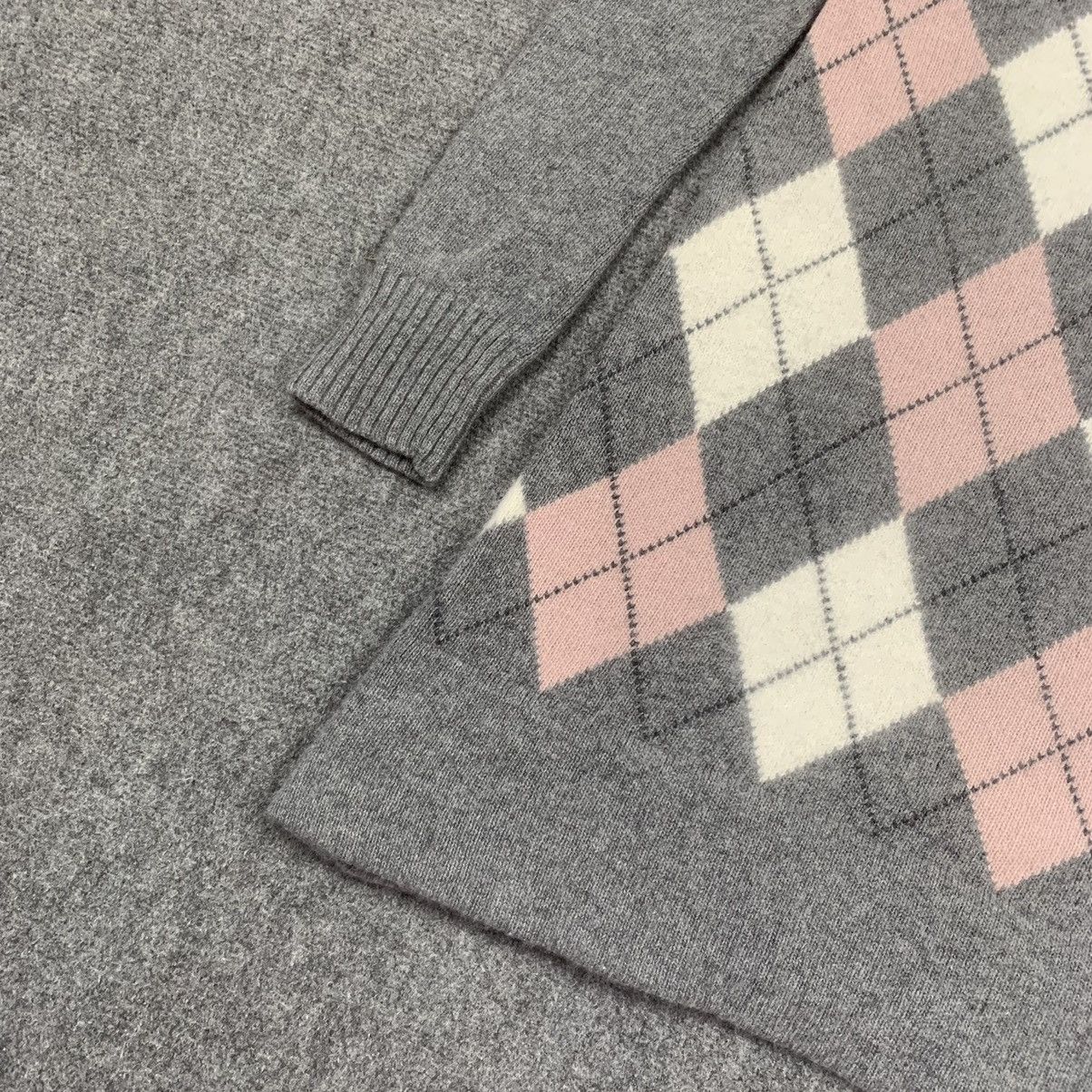 Burberry × Vintage Vintage Burberry Nova Check Blue Label Fleece Sweater Size XS / US 0-2 / IT 36-38 - 4 Thumbnail